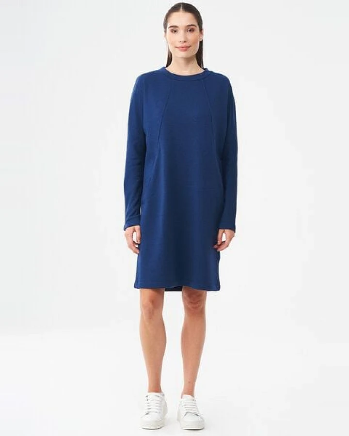 ORGANICATION Sweatkleid aus Bio-Baumwolle & Modal mit recyceltem Polyester