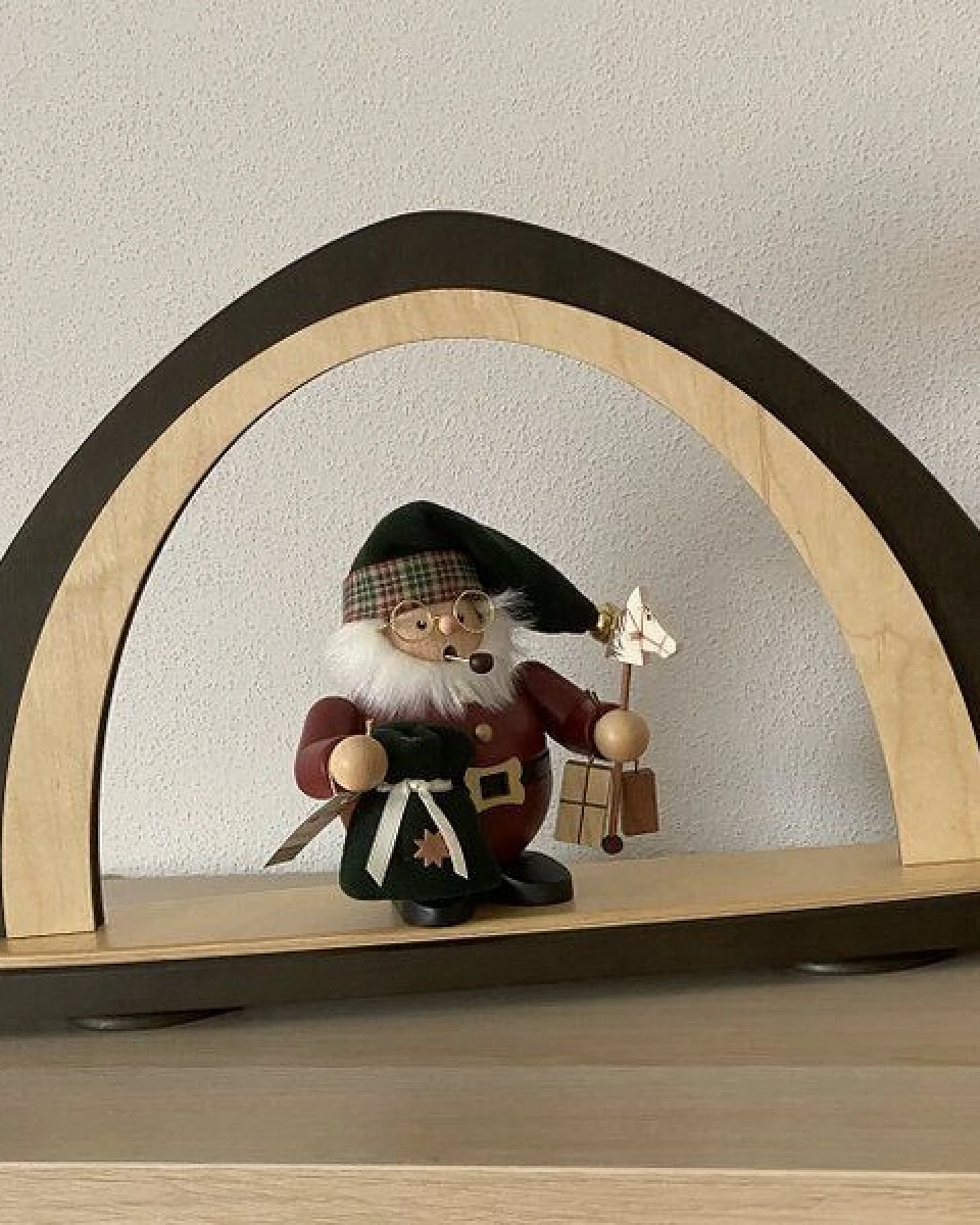 Weigla® Holzkunst Moderner Schwibbogen zum Selberbestücken NEU mit LED Beleuchtung – Ansicht 2
