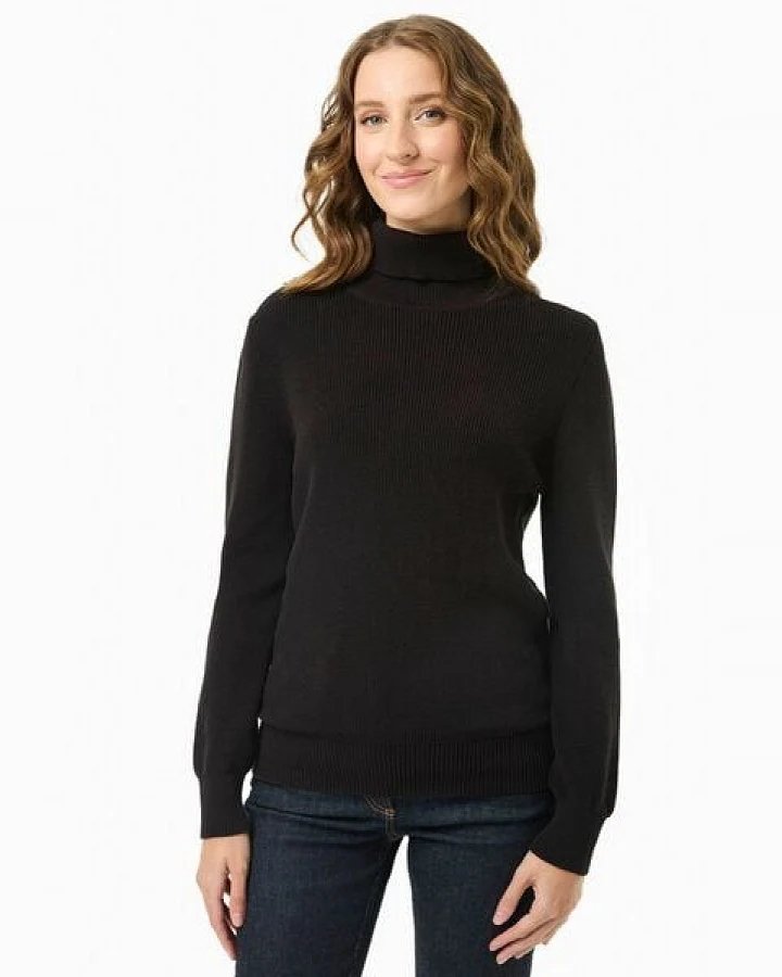 ORGANICATION Rollkragenpullover aus Bio-Baumwolle