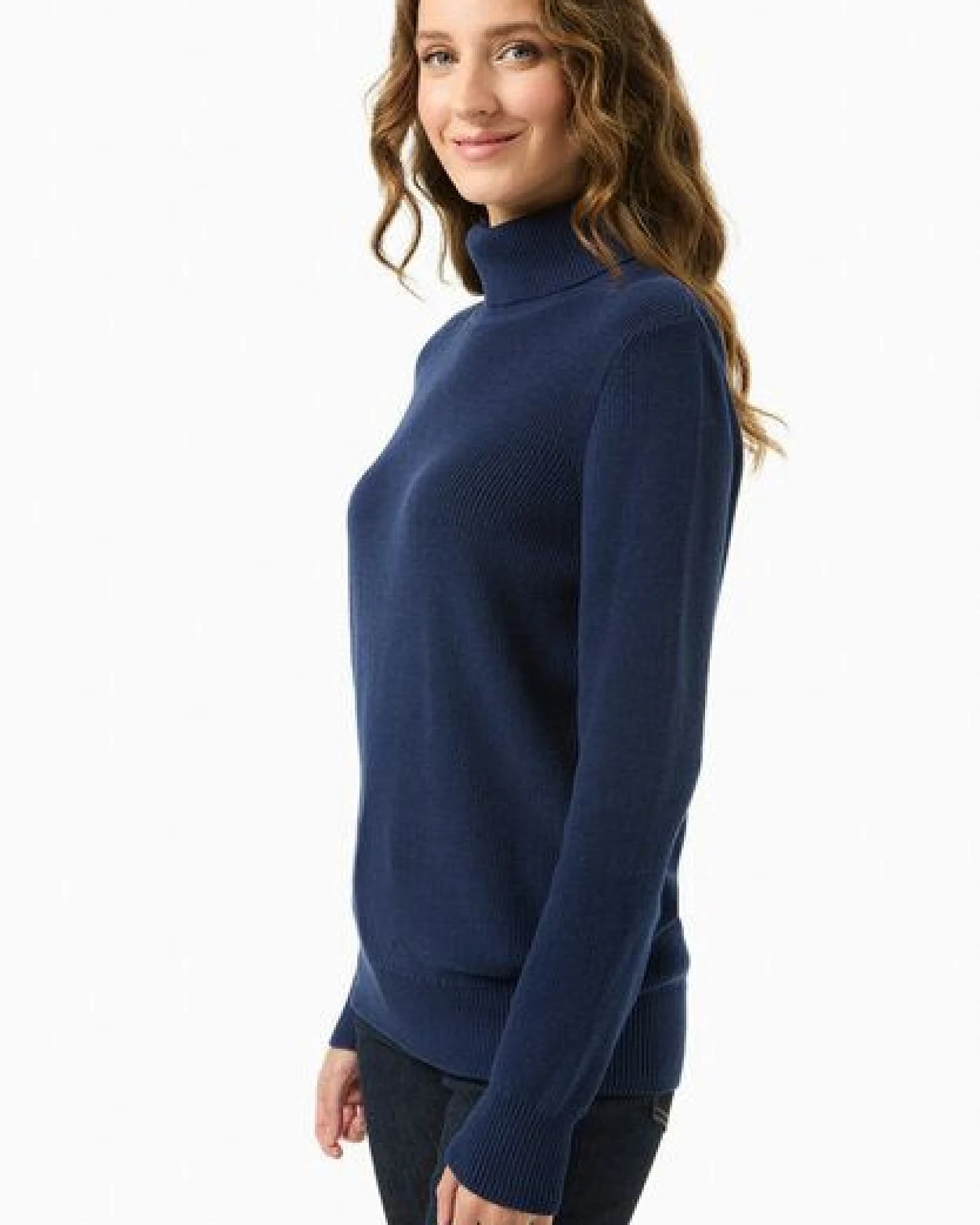ORGANICATION Rollkragenpullover aus Bio-Baumwolle – Ansicht 3