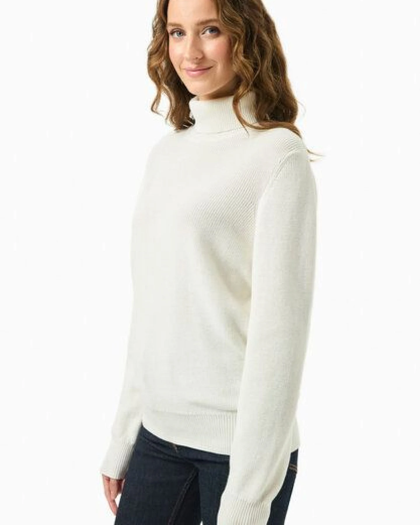 ORGANICATION Rollkragenpullover aus Bio-Baumwolle – Ansicht 3