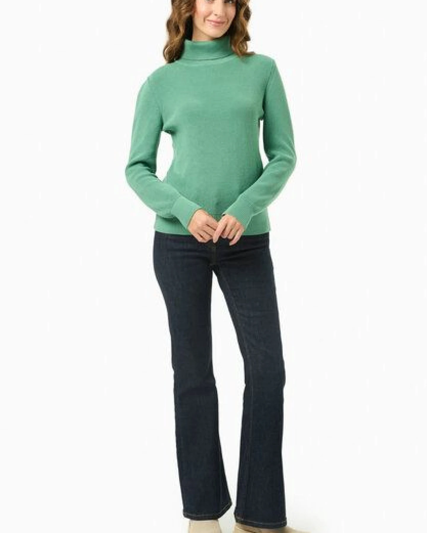 ORGANICATION Rollkragenpullover aus Bio-Baumwolle – Ansicht 2