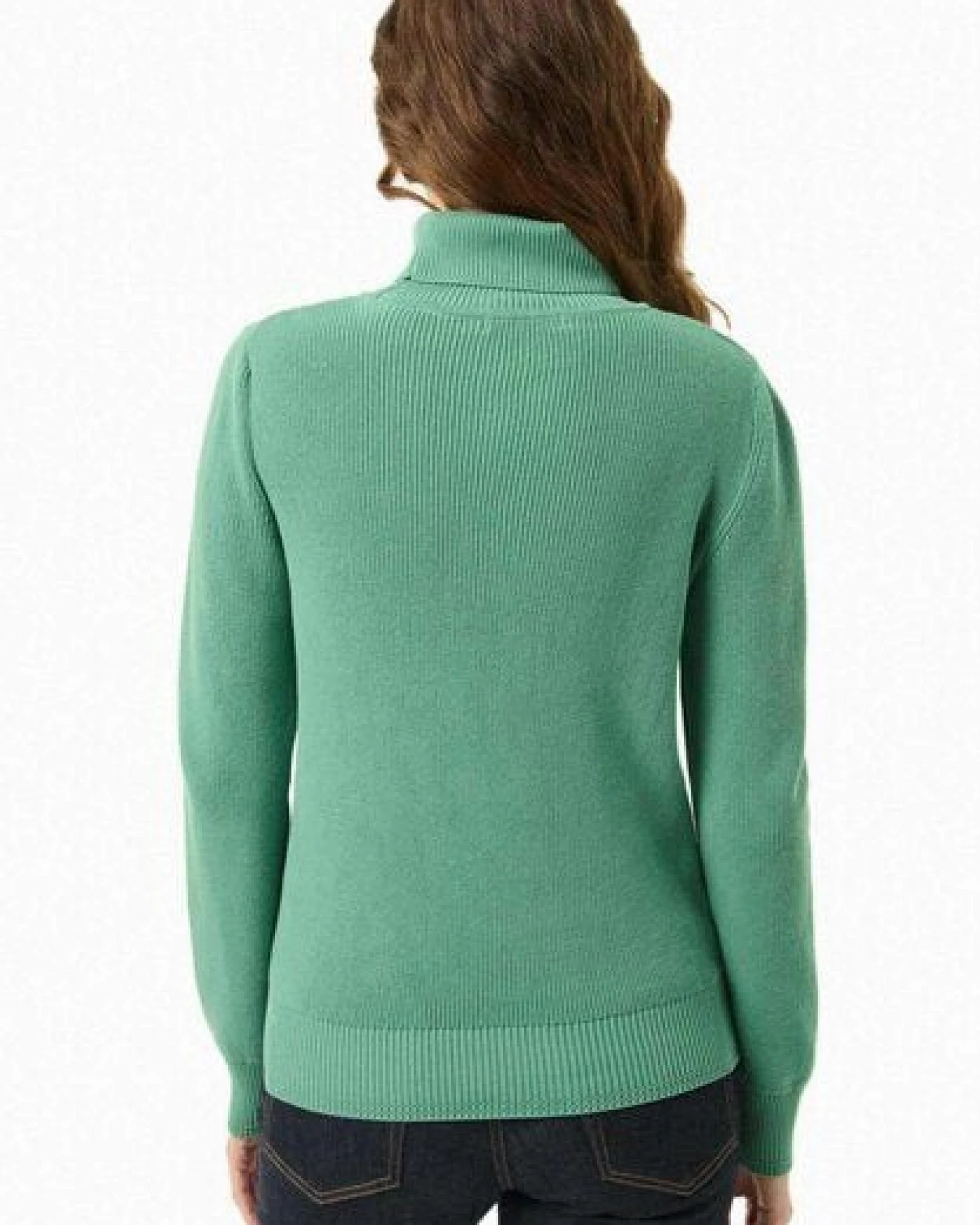 ORGANICATION Rollkragenpullover aus Bio-Baumwolle – Ansicht 4