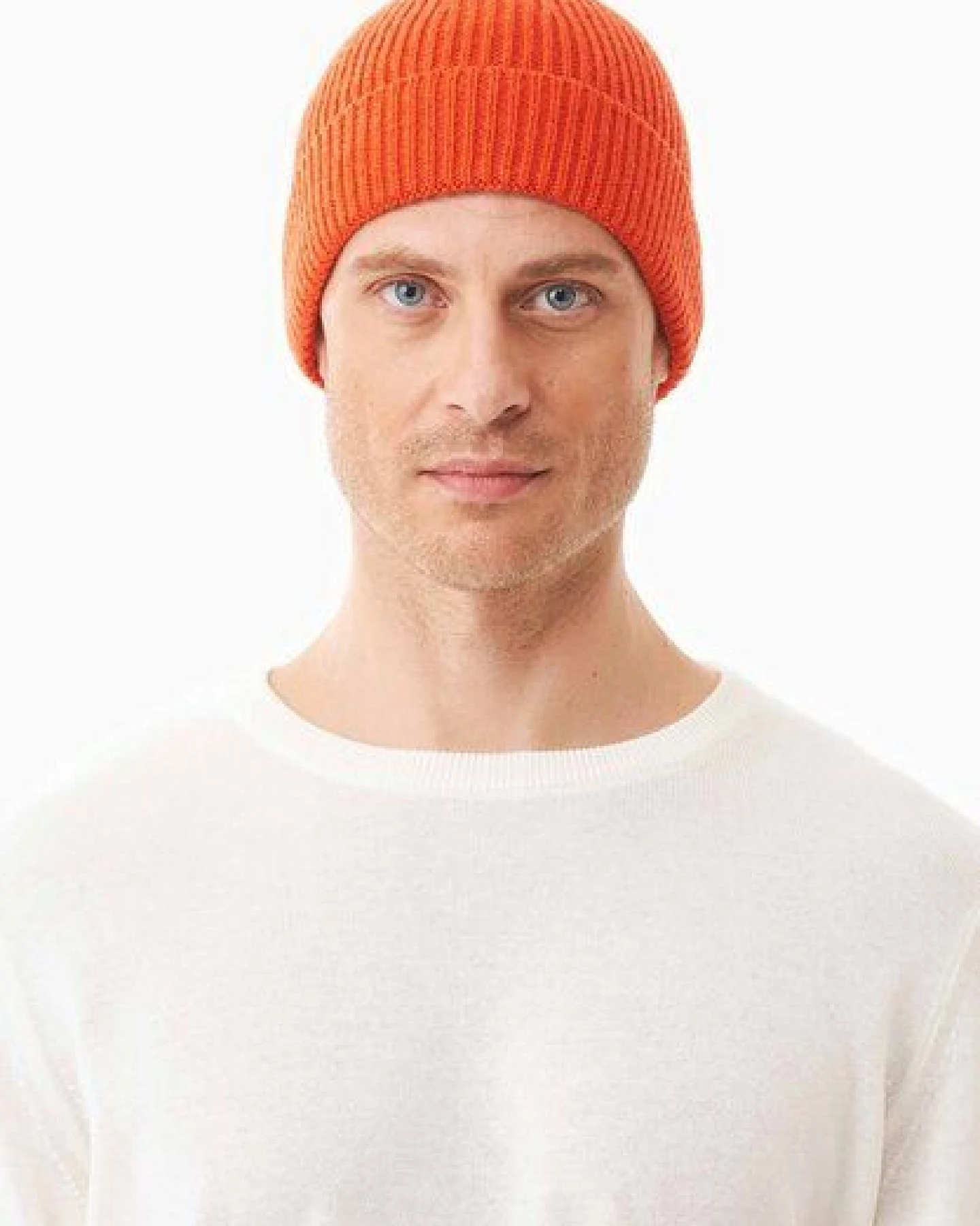 ORGANICATION Strick-Beanie aus Bio-Merinowolle und Bio-Baumwolle – Ansicht 2