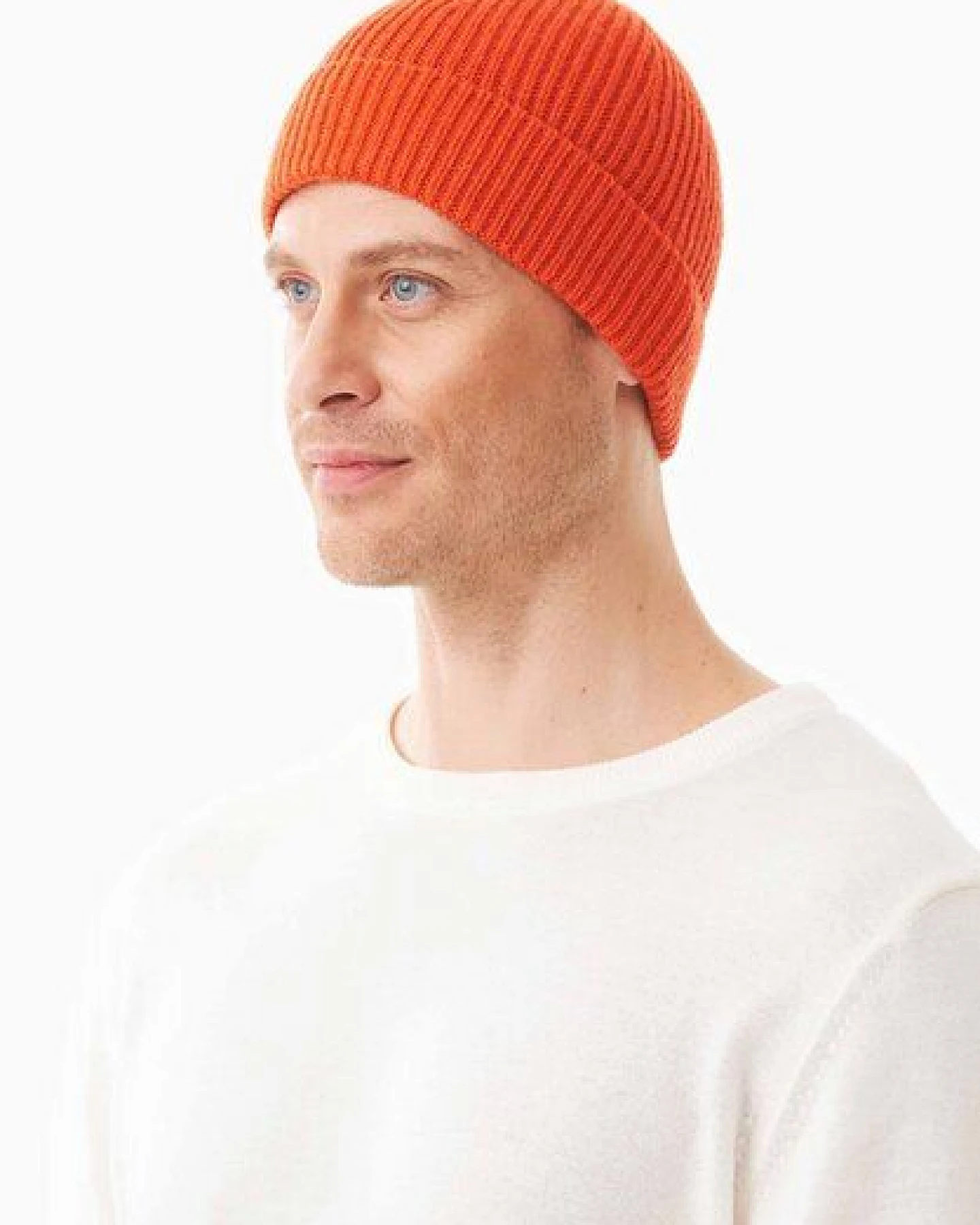 ORGANICATION Strick-Beanie aus Bio-Merinowolle und Bio-Baumwolle – Ansicht 4