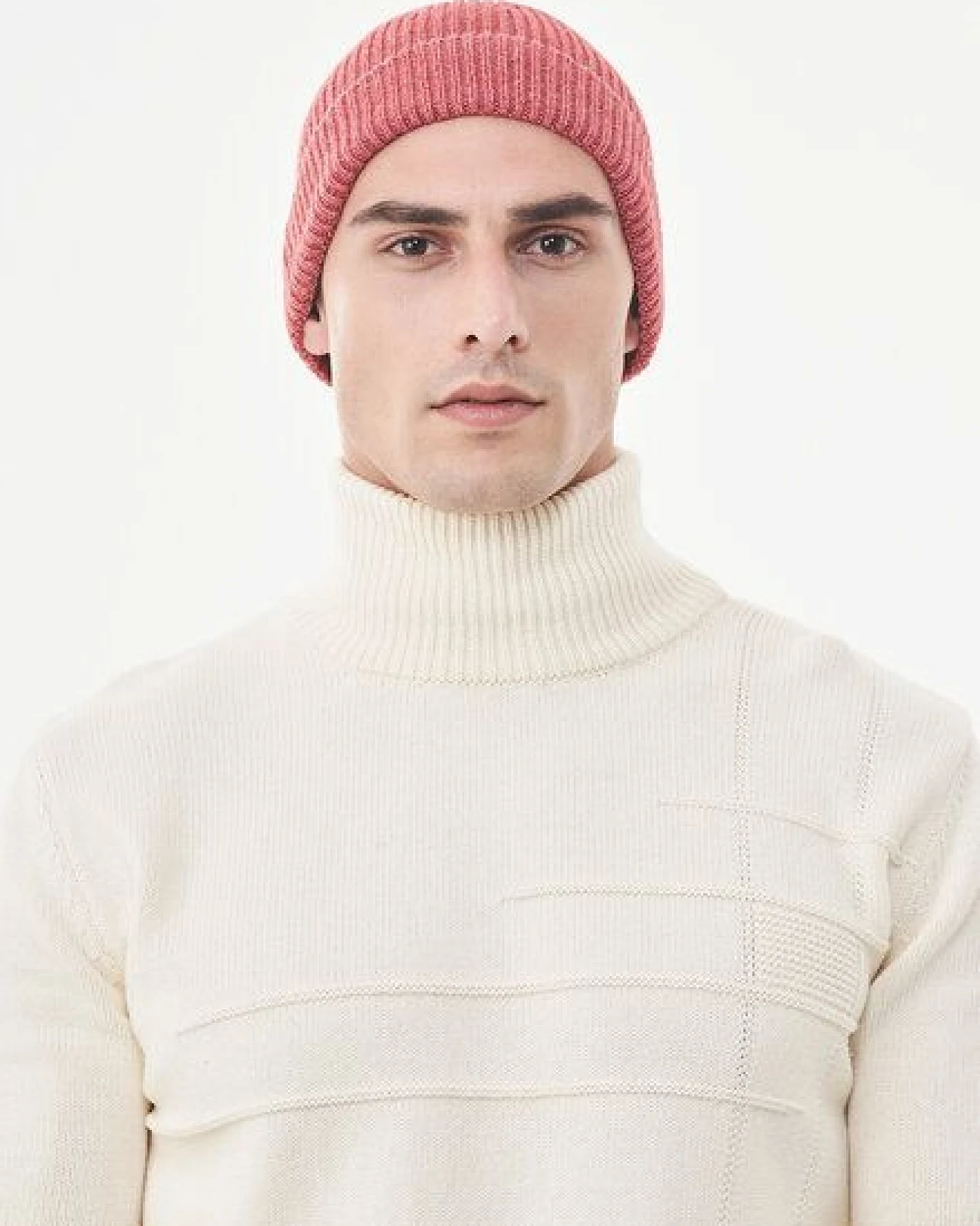 ORGANICATION Strick-Beanie aus Bio-Merinowolle und Bio-Baumwolle – Ansicht 3