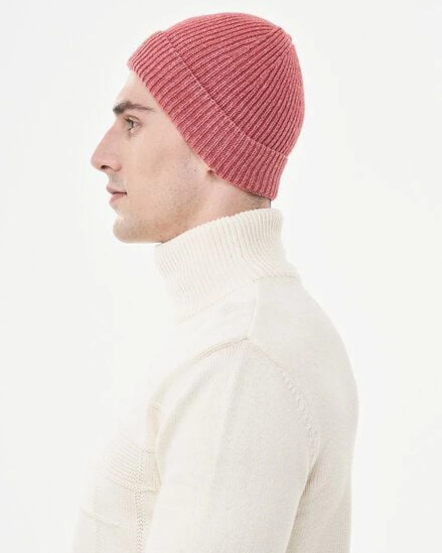 ORGANICATION Strick-Beanie aus Bio-Merinowolle und Bio-Baumwolle – Ansicht 4