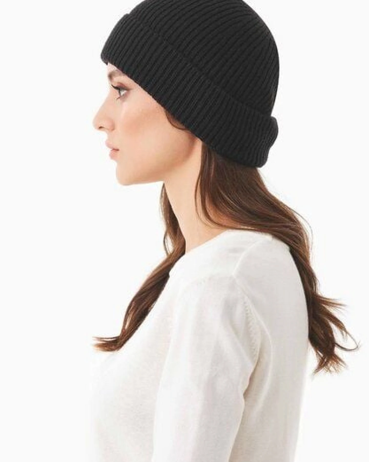 ORGANICATION Strick-Beanie aus Bio-Merinowolle und Bio-Baumwolle – Ansicht 3