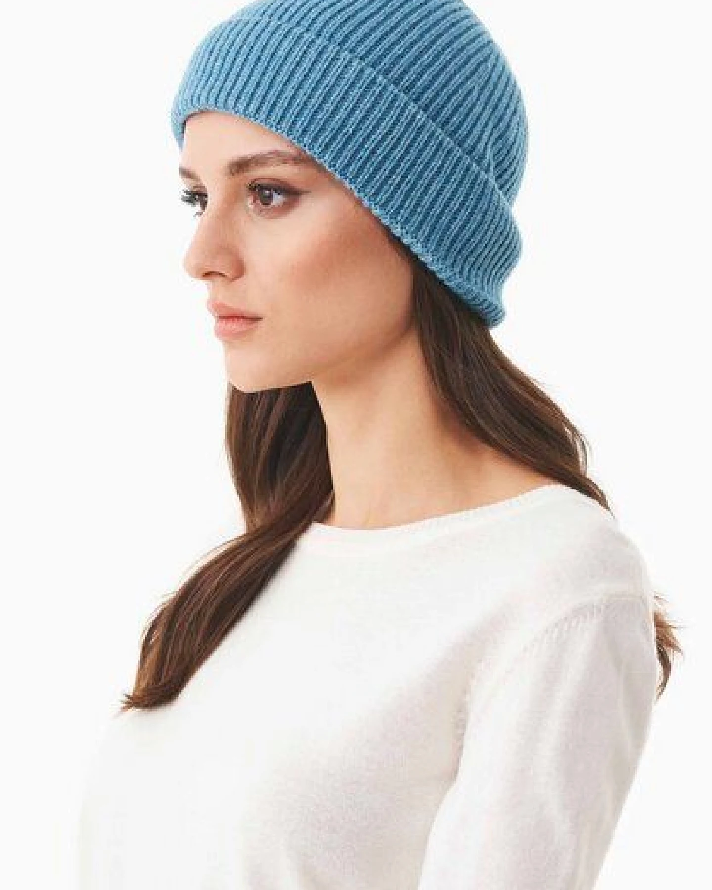 ORGANICATION Strick-Beanie aus Bio-Merinowolle und Bio-Baumwolle – Ansicht 3