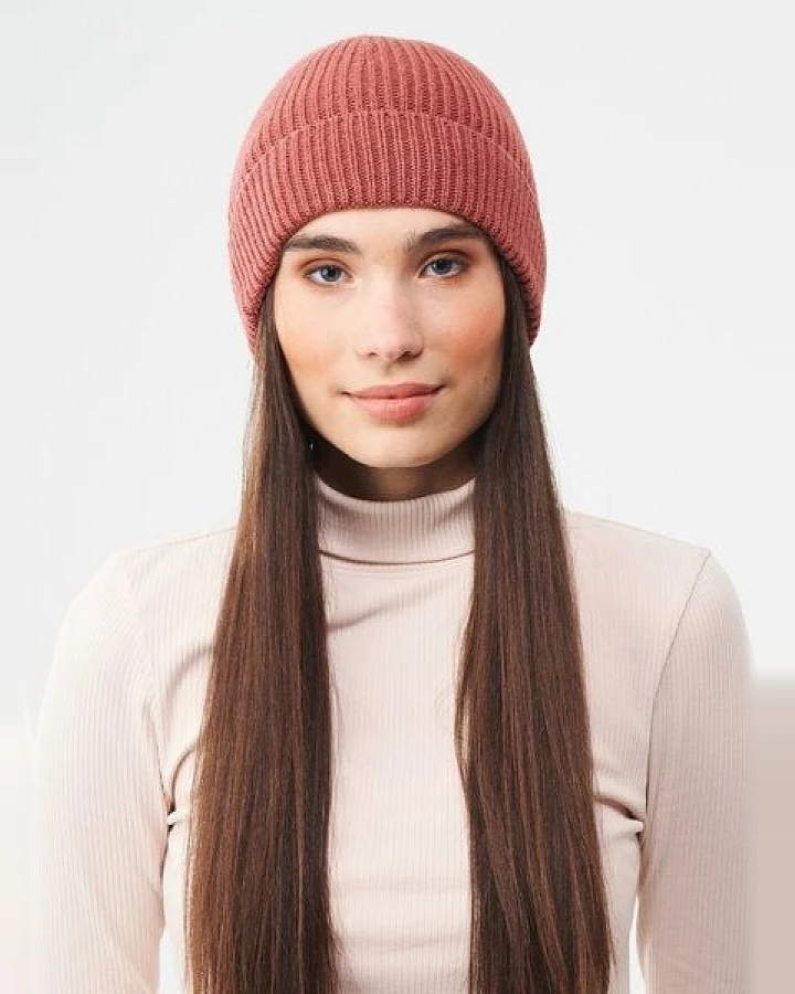 ORGANICATION Unisex Strick-Beanie aus Bio-Merinowolle und Bio-Baumwolle