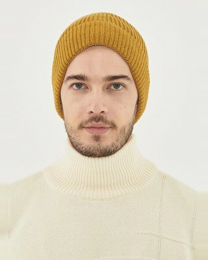 ORGANICATION Unisex Strick-Beanie aus Bio-Merinowolle und Bio-Baumwolle