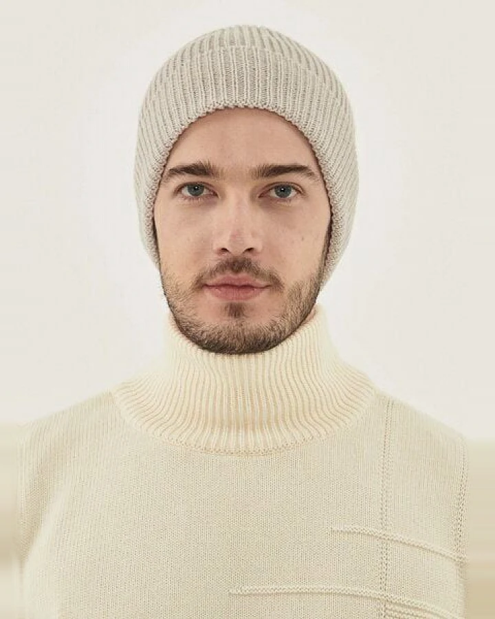 ORGANICATION Unisex Strick-Beanie aus Bio-Merinowolle und Bio-Baumwolle