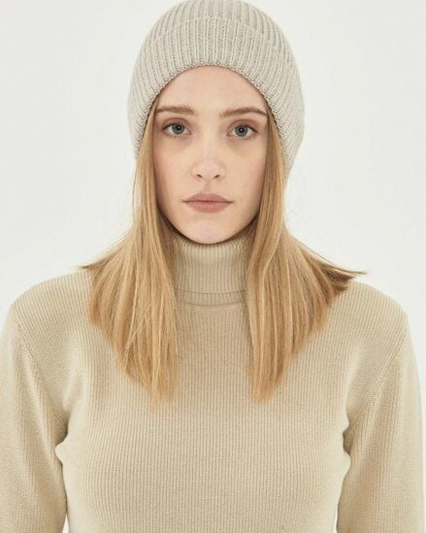 ORGANICATION Unisex Strick-Beanie aus Bio-Merinowolle und Bio-Baumwolle – Ansicht 3