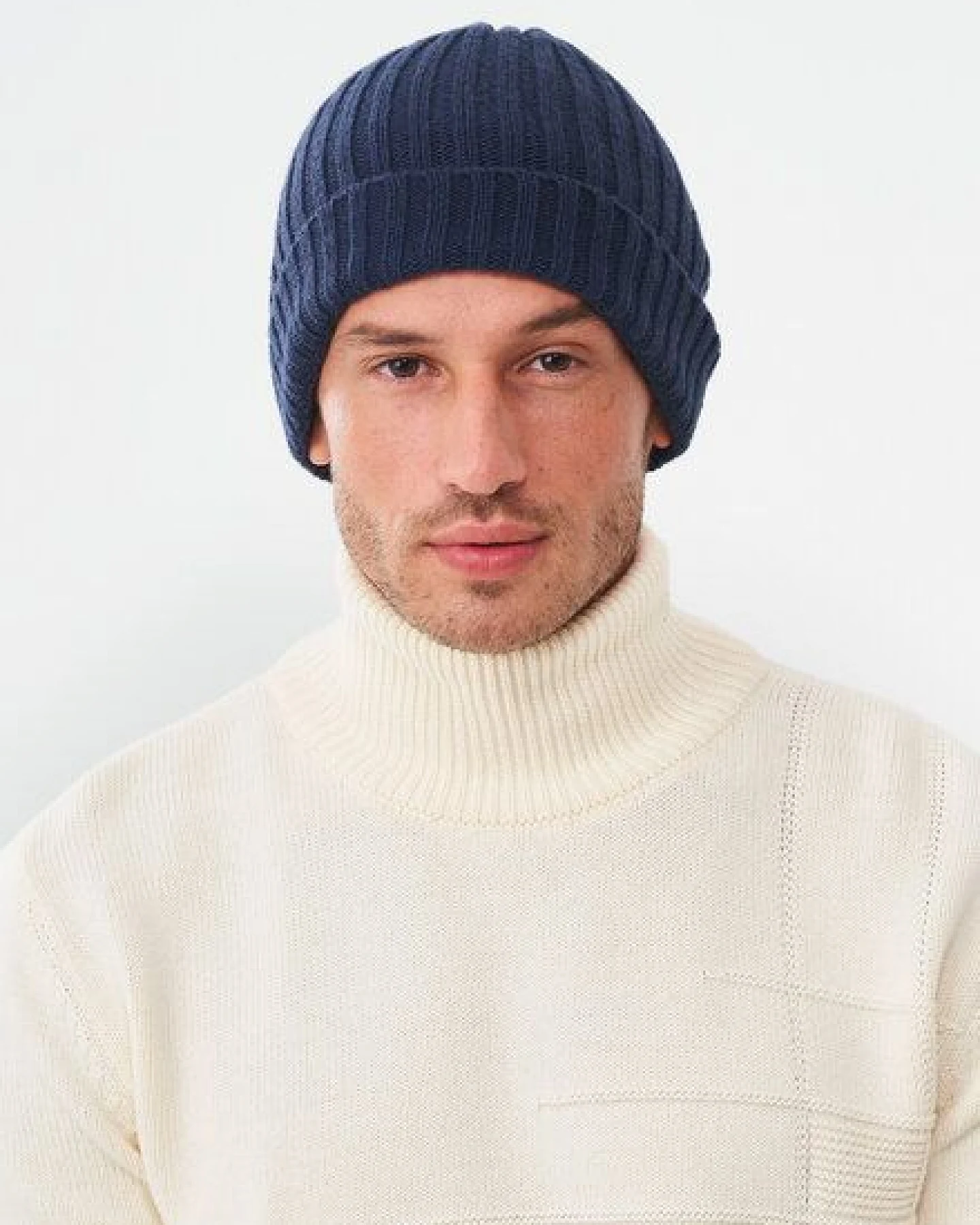 ORGANICATION Unisex Strick-Beanie aus Bio-Merinowolle und Bio-Baumwolle – Ansicht 3