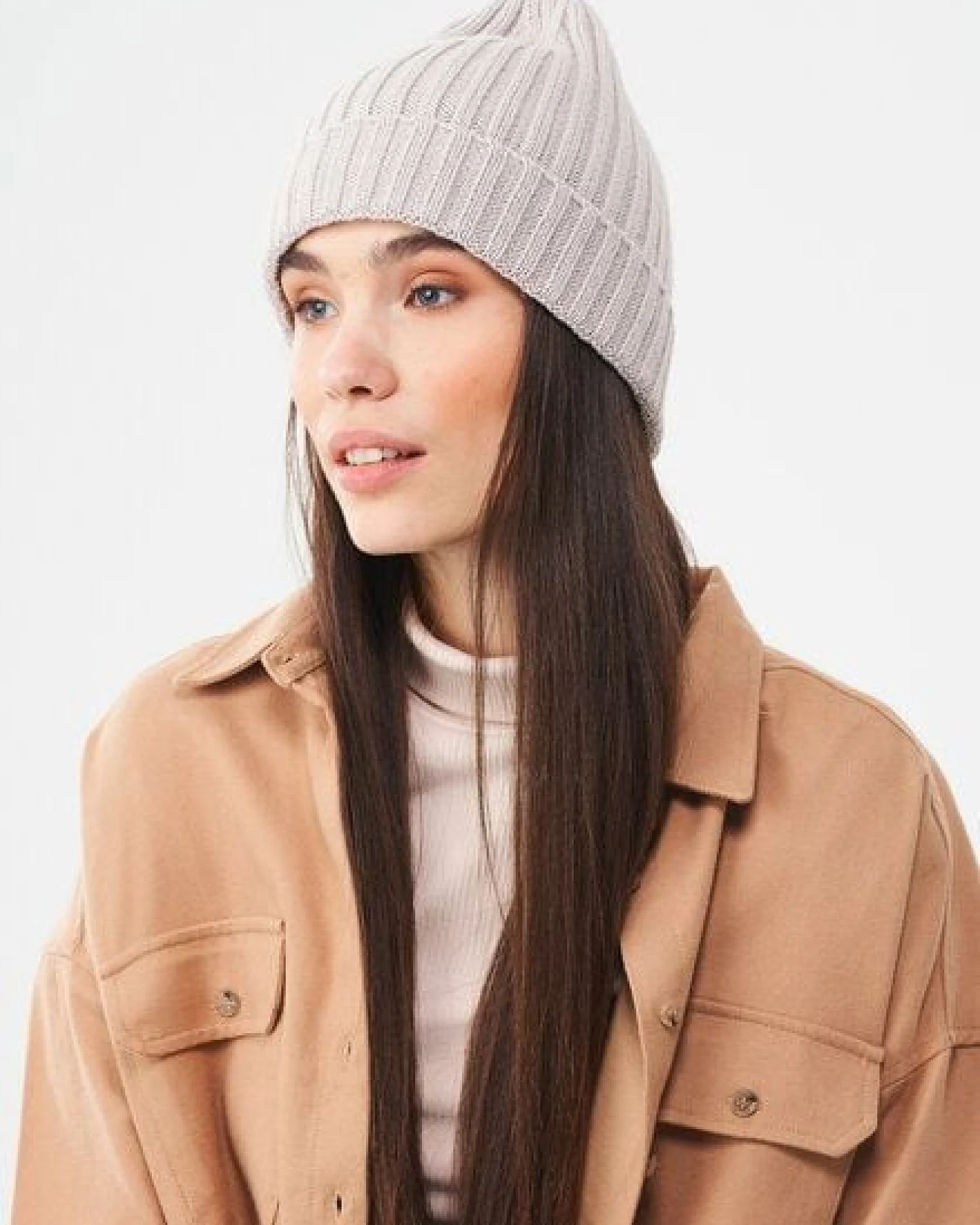 ORGANICATION Unisex Strick-Beanie aus Bio-Merinowolle und Bio-Baumwolle – Ansicht 4