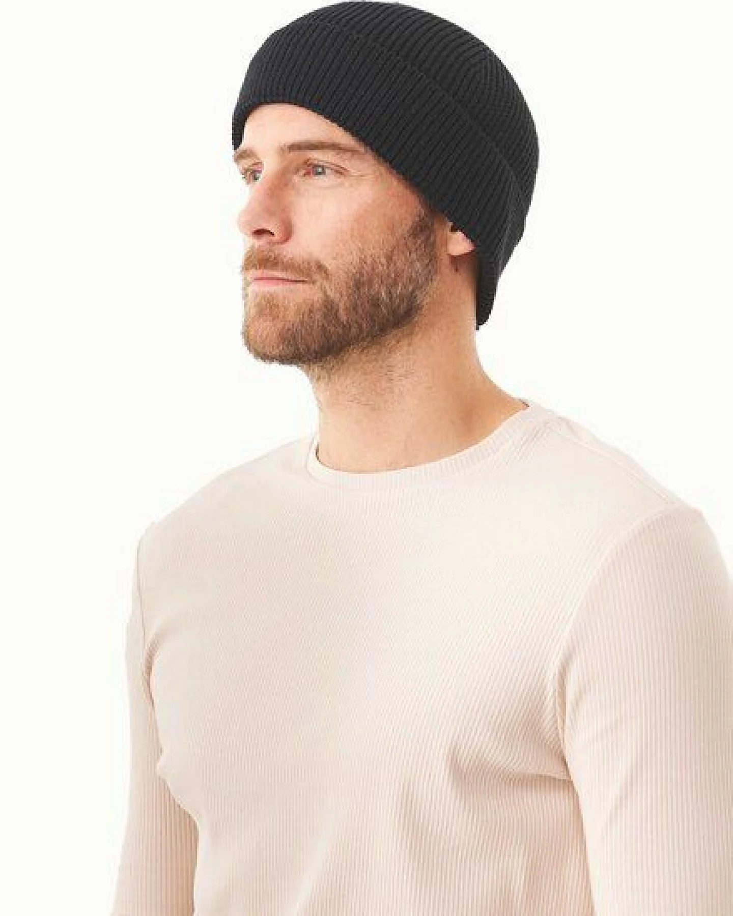 ORGANICATION Unisex Strick-Beanie aus Bio-Baumwolle – Ansicht 2