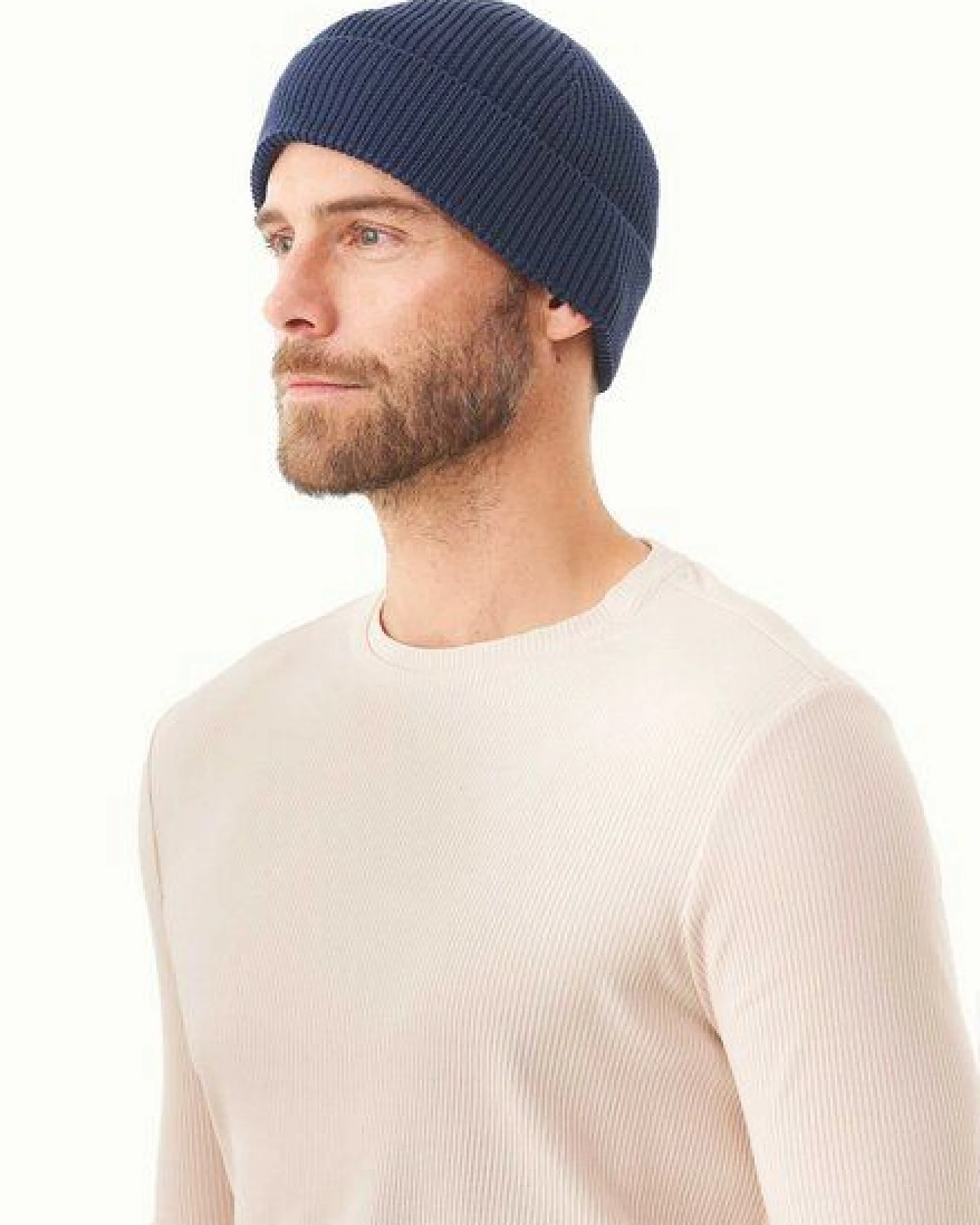 ORGANICATION Unisex Strick-Beanie aus Bio-Baumwolle – Ansicht 2