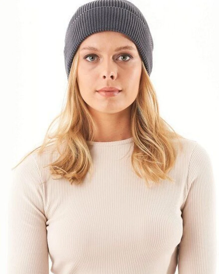 ORGANICATION Unisex Strick-Beanie aus Bio-Baumwolle
