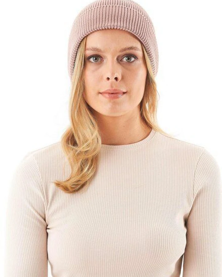 ORGANICATION Unisex Strick-Beanie aus Bio-Baumwolle