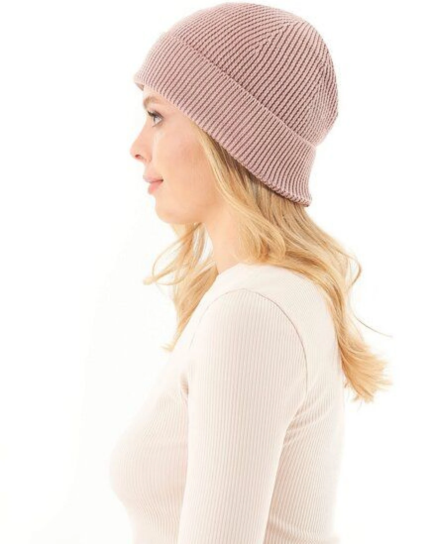 ORGANICATION Unisex Strick-Beanie aus Bio-Baumwolle – Ansicht 2