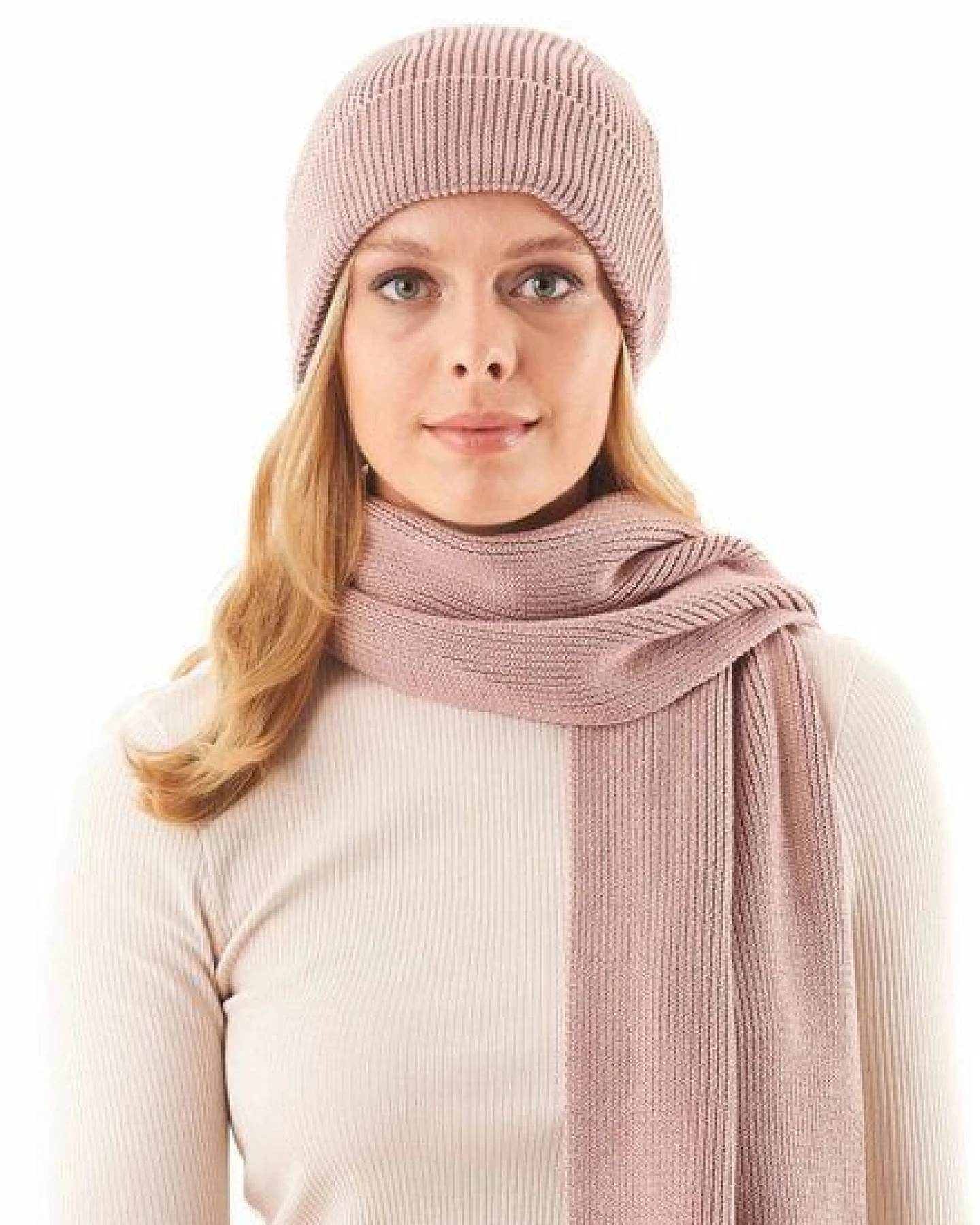 ORGANICATION Unisex Strick-Beanie aus Bio-Baumwolle – Ansicht 3