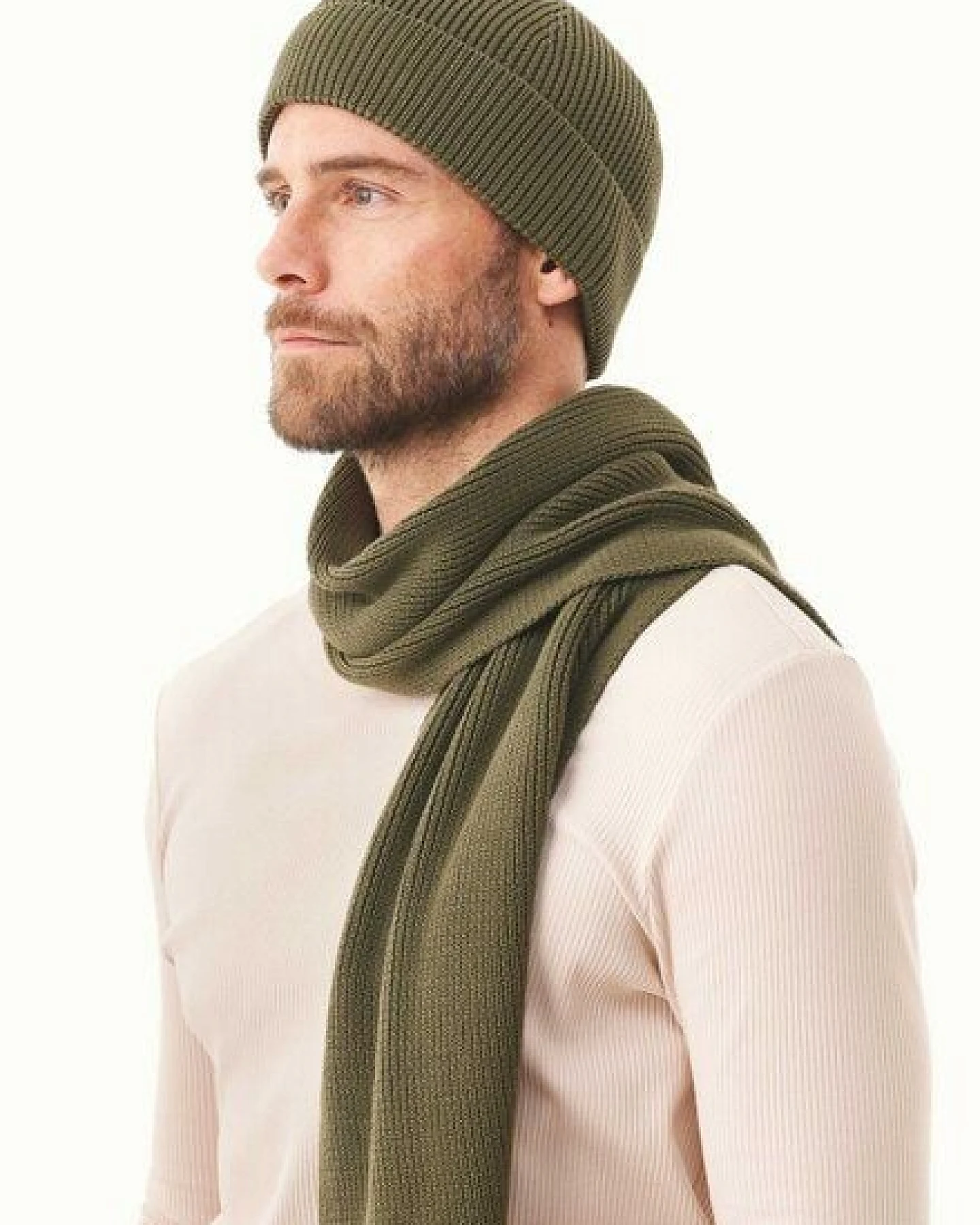 ORGANICATION Unisex Strick-Beanie aus Bio-Baumwolle – Ansicht 3
