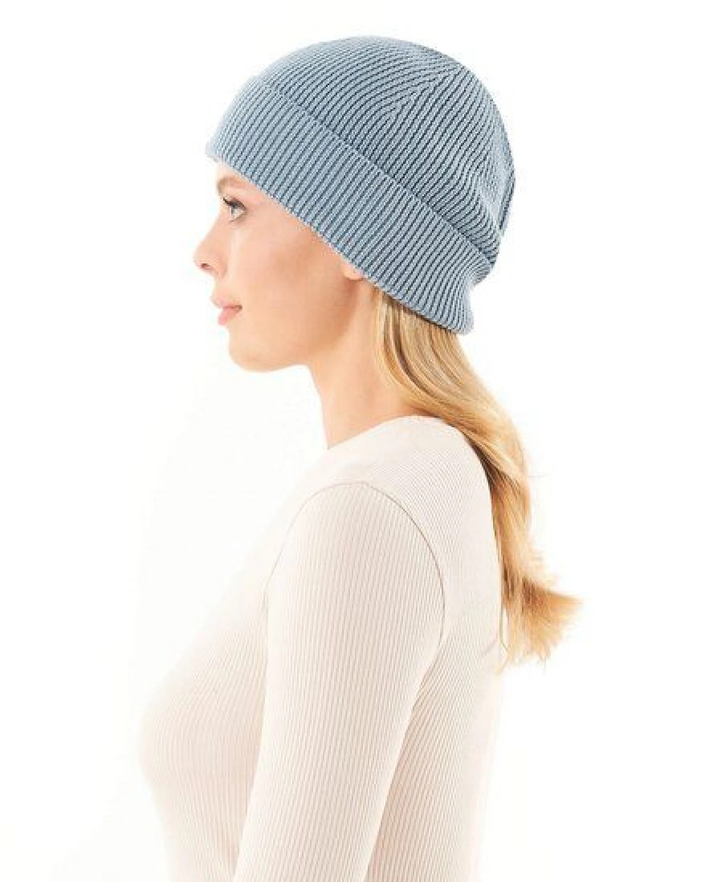 ORGANICATION Unisex Strick-Beanie aus Bio-Baumwolle – Ansicht 2