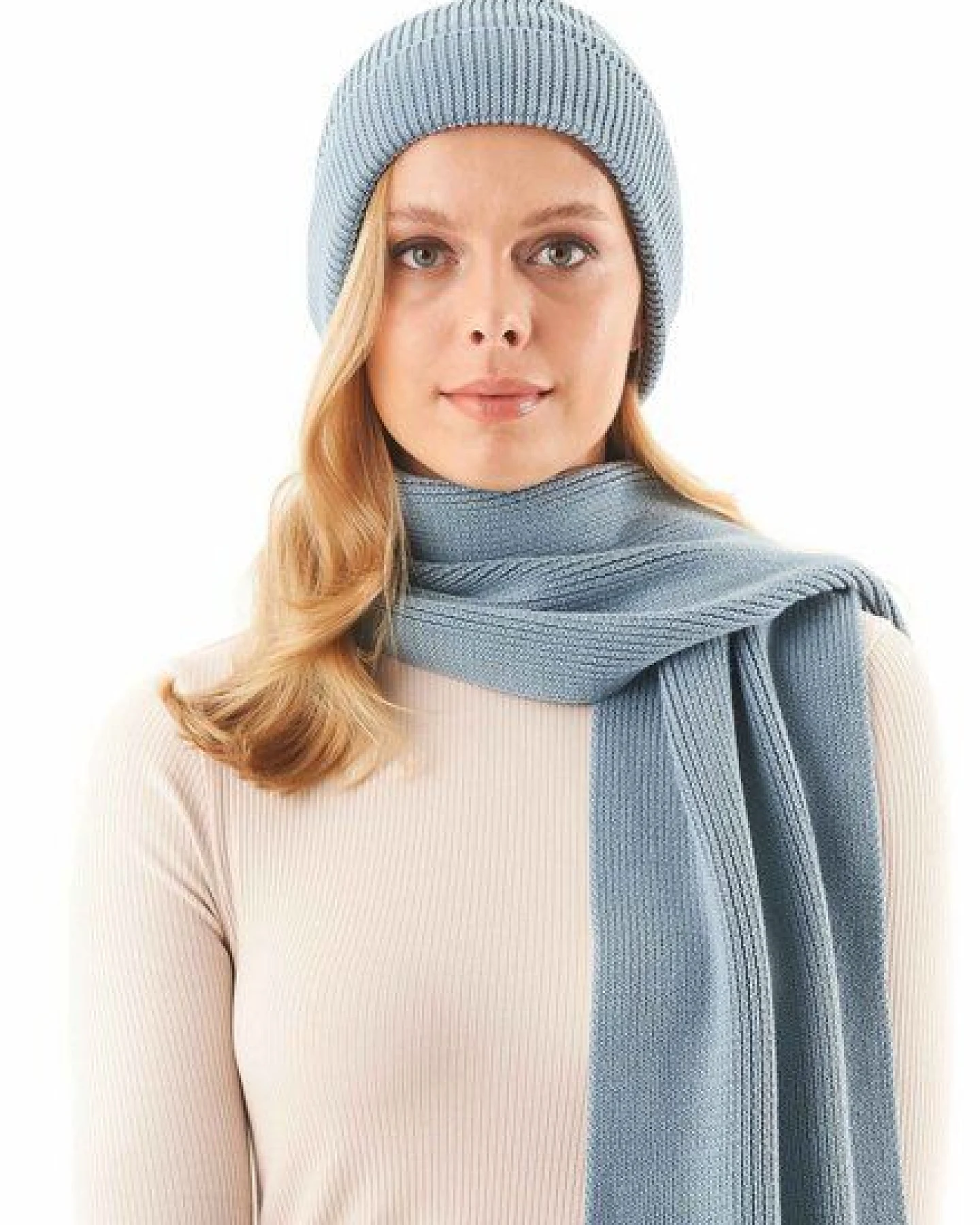 ORGANICATION Unisex Strick-Beanie aus Bio-Baumwolle – Ansicht 3