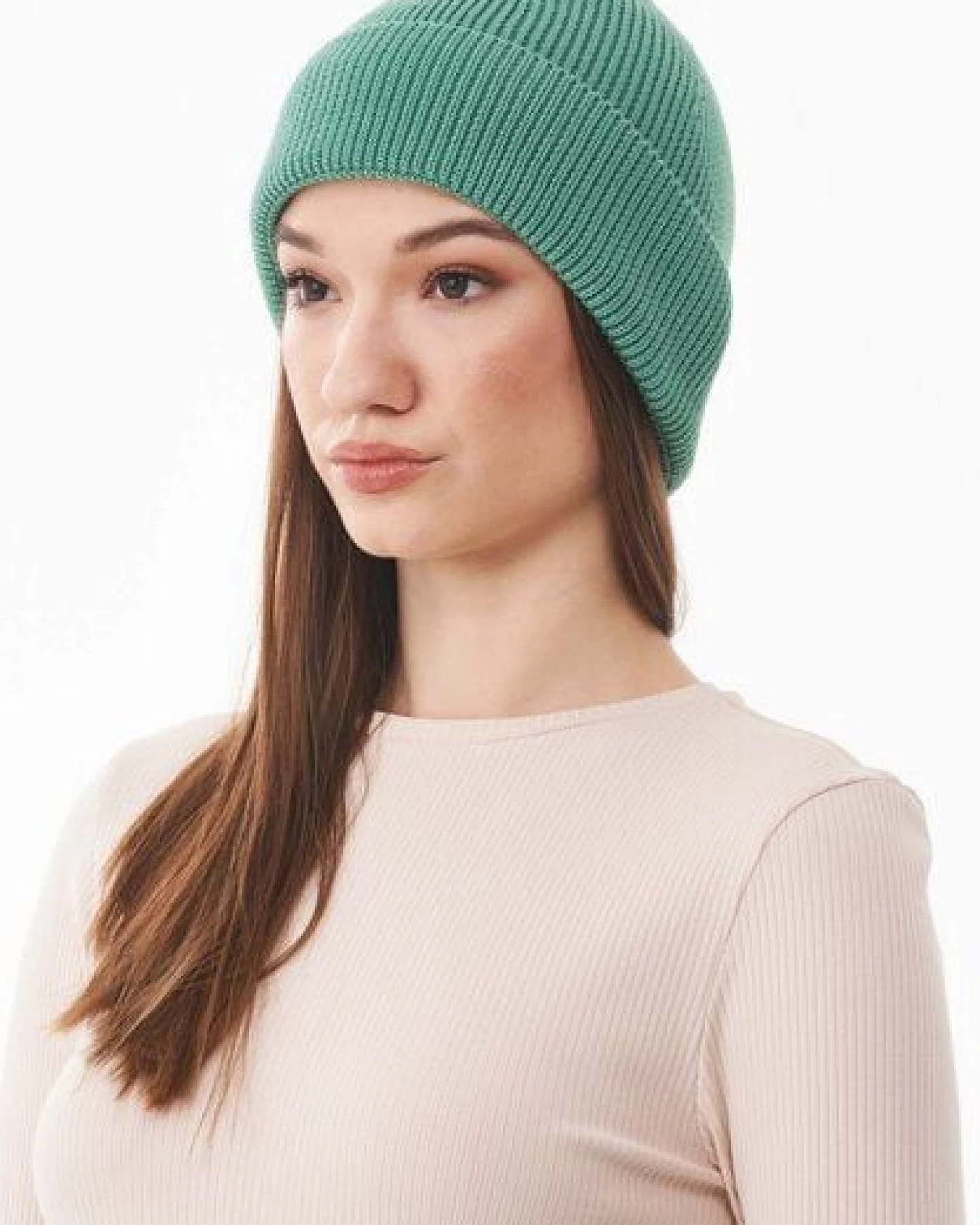 ORGANICATION Unisex Strick-Beanie aus Bio-Baumwolle – Ansicht 2