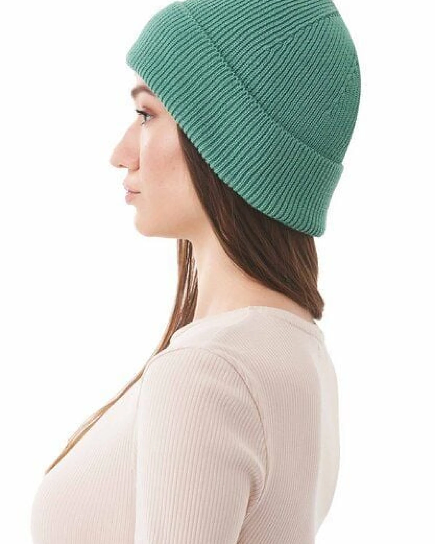 ORGANICATION Unisex Strick-Beanie aus Bio-Baumwolle – Ansicht 3