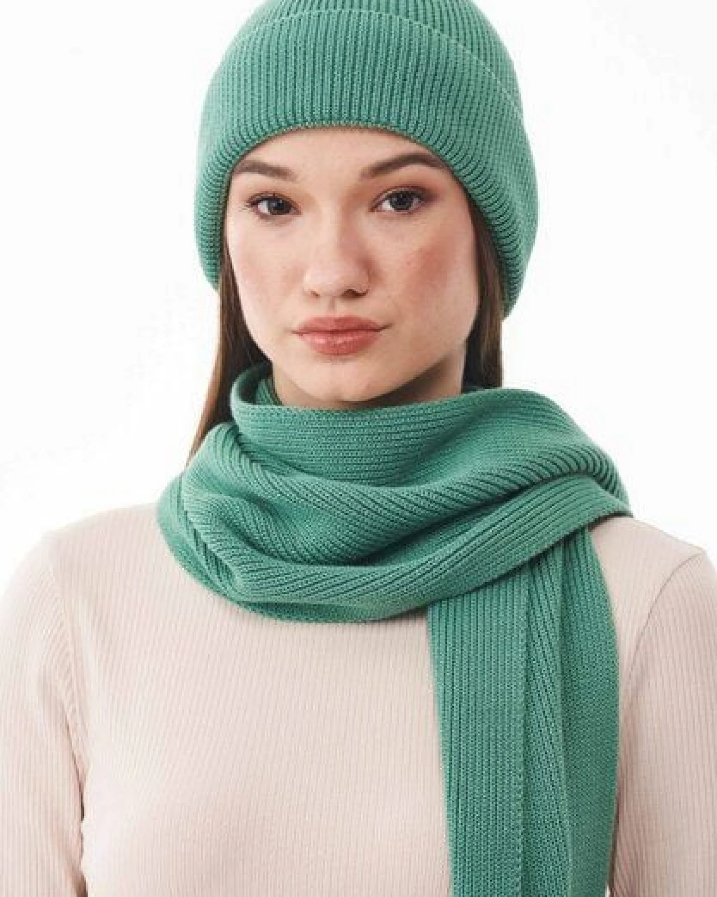 ORGANICATION Unisex Strick-Beanie aus Bio-Baumwolle – Ansicht 4