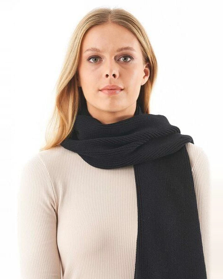 ORGANICATION Unisex Strickschal aus Bio-Baumwolle