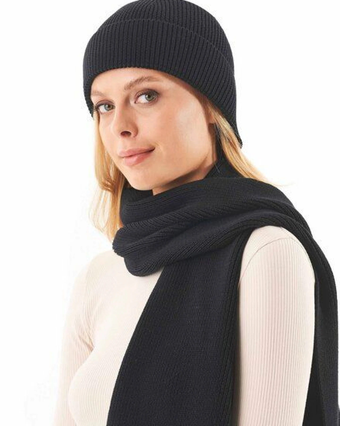 ORGANICATION Unisex Strickschal aus Bio-Baumwolle – Ansicht 3