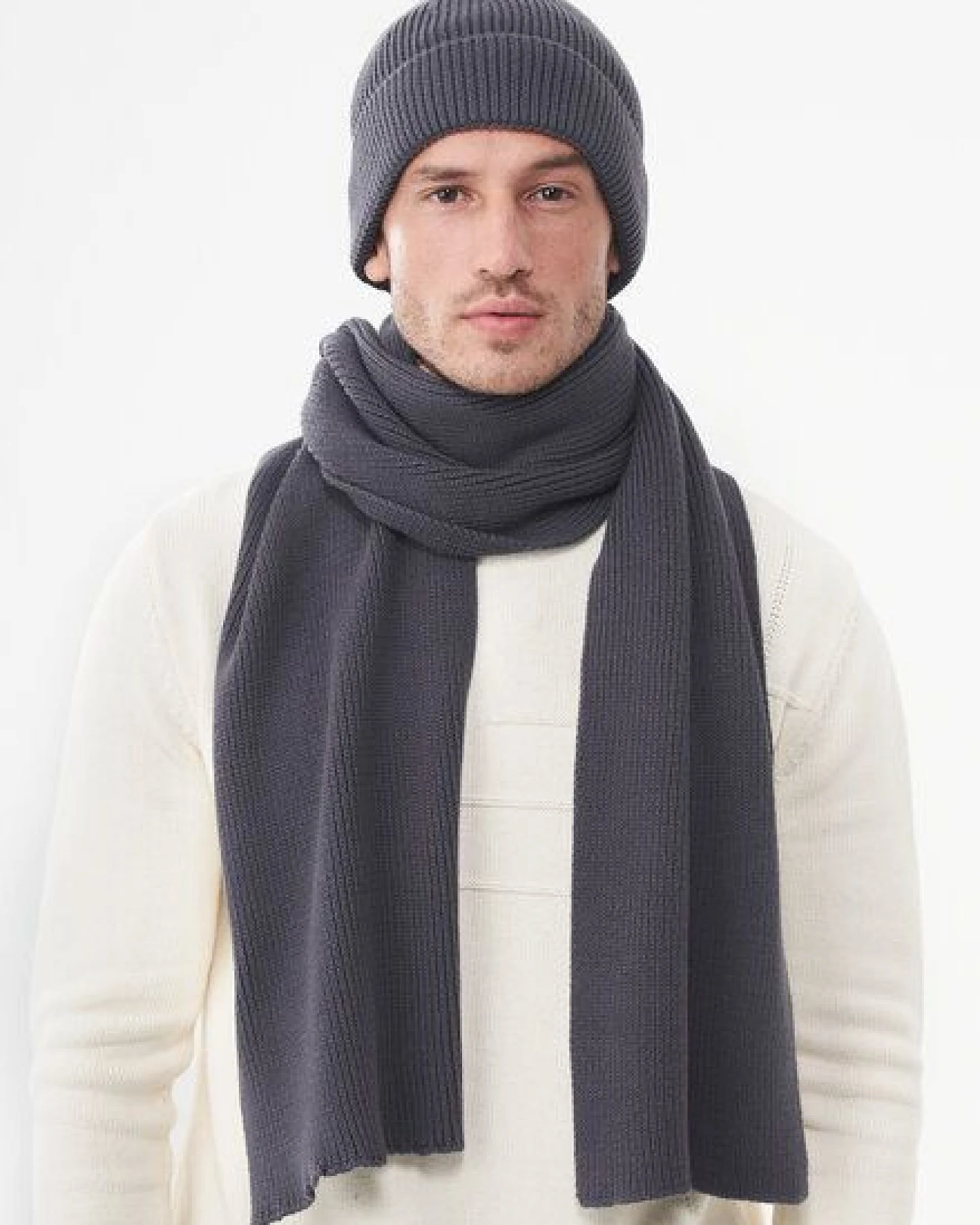 ORGANICATION Unisex Strickschal aus Bio-Baumwolle – Ansicht 4