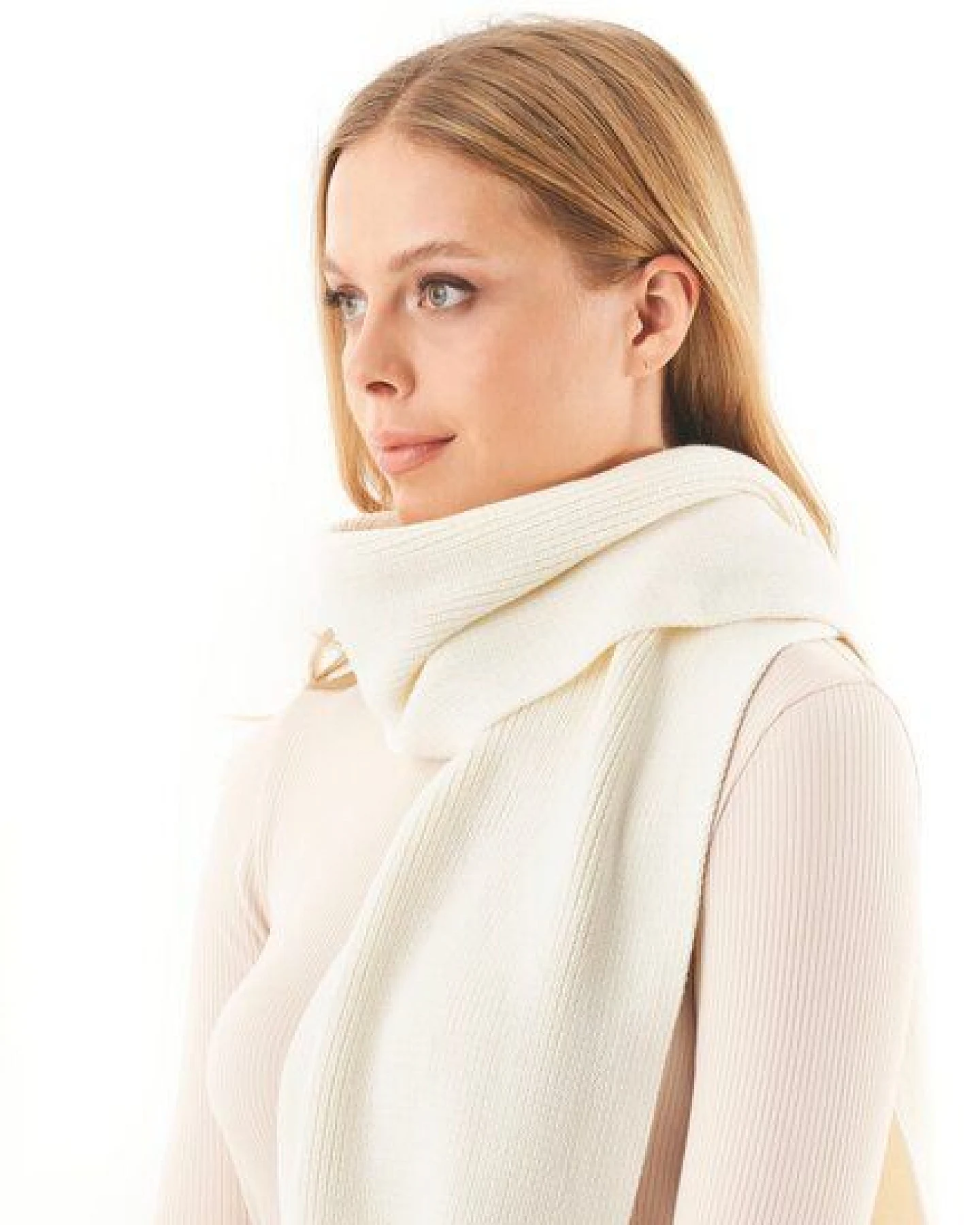 ORGANICATION Unisex Strickschal aus Bio-Baumwolle – Ansicht 2