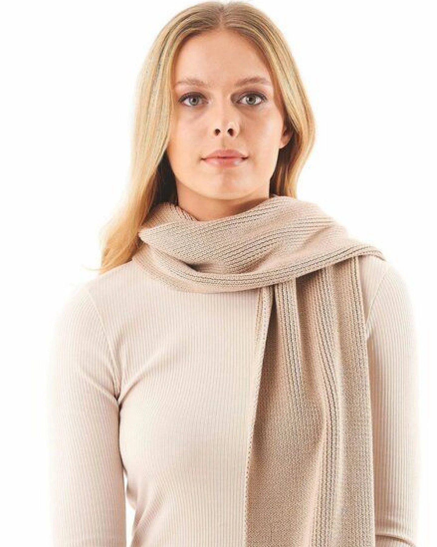 ORGANICATION Unisex Strickschal aus Bio-Baumwolle – Ansicht 2