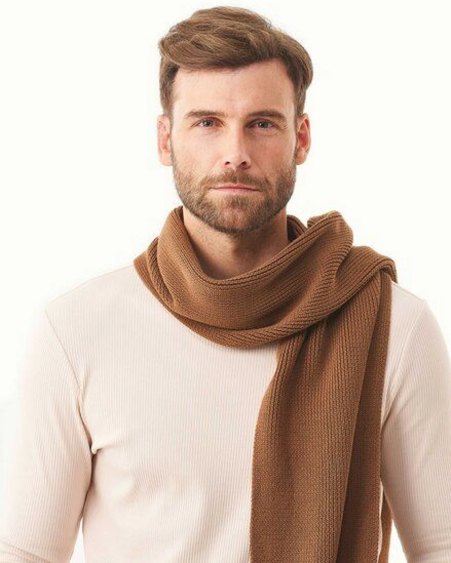 ORGANICATION Unisex Strickschal aus Bio-Baumwolle – Ansicht 2
