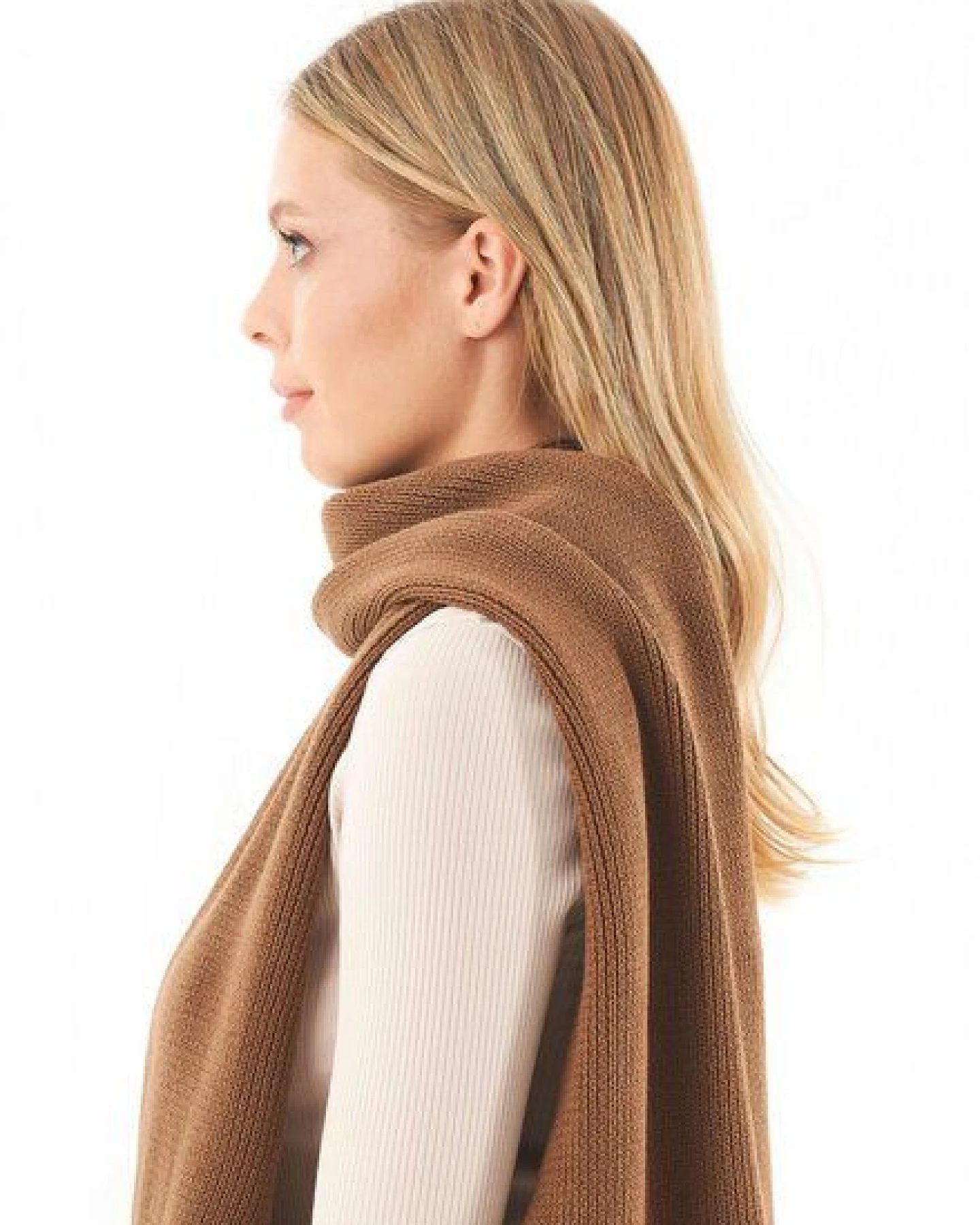 ORGANICATION Unisex Strickschal aus Bio-Baumwolle – Ansicht 3