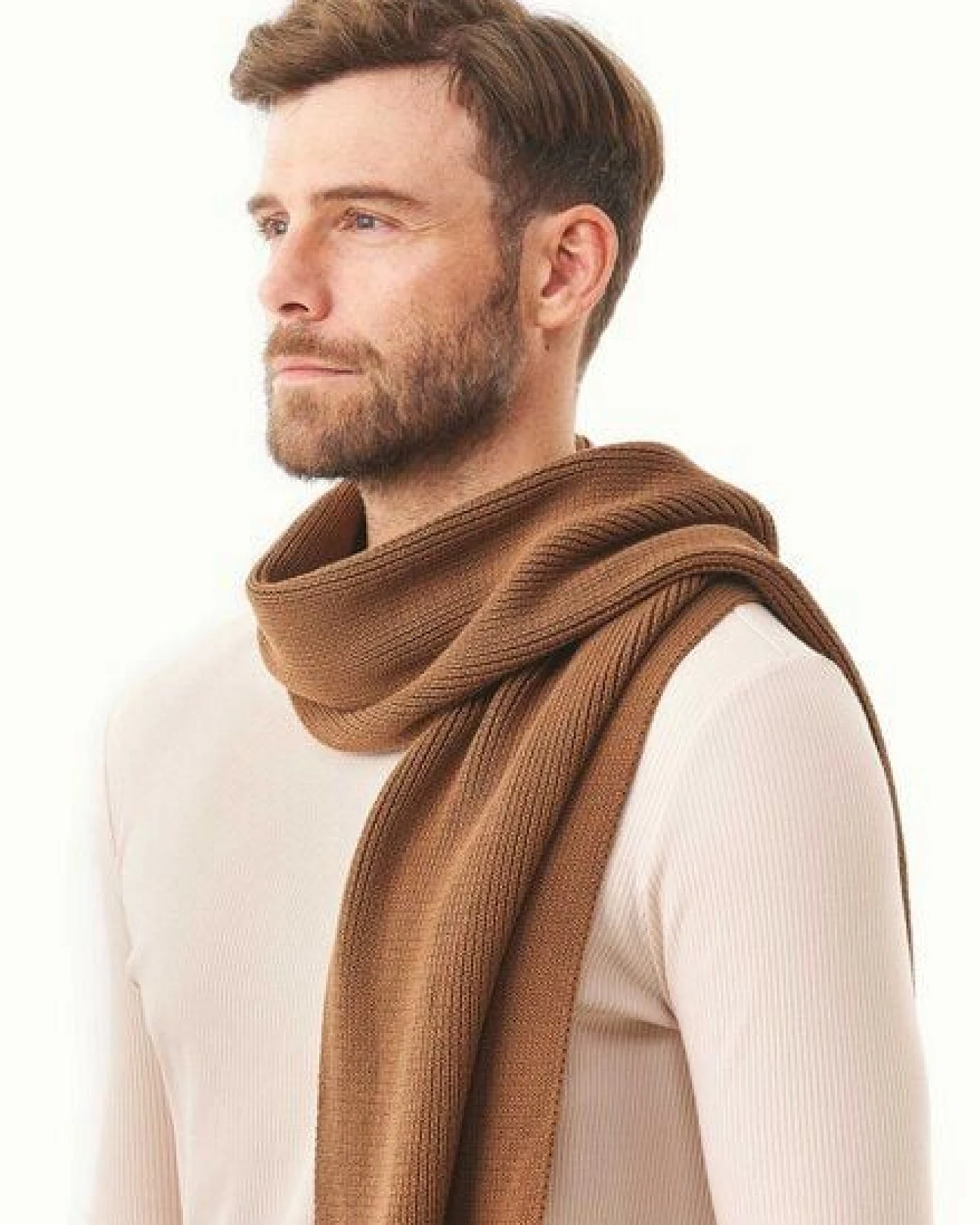 ORGANICATION Unisex Strickschal aus Bio-Baumwolle – Ansicht 4