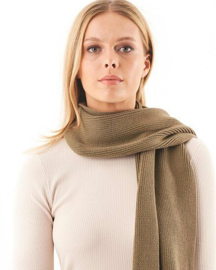 ORGANICATION Unisex Strickschal aus Bio-Baumwolle