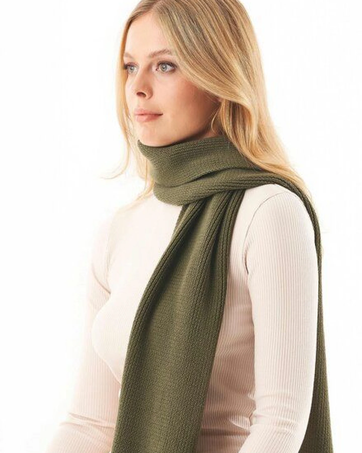 ORGANICATION Unisex Strickschal aus Bio-Baumwolle – Ansicht 3
