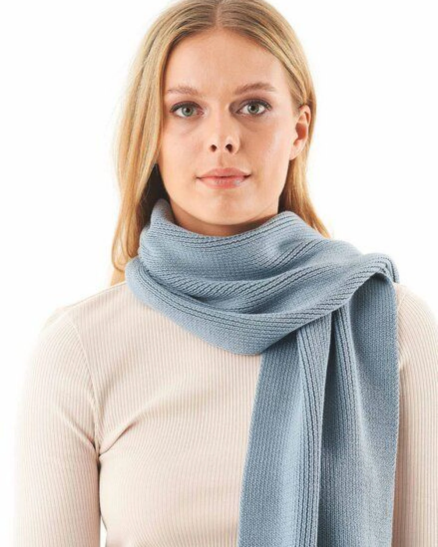 ORGANICATION Unisex Strickschal aus Bio-Baumwolle – Ansicht 2