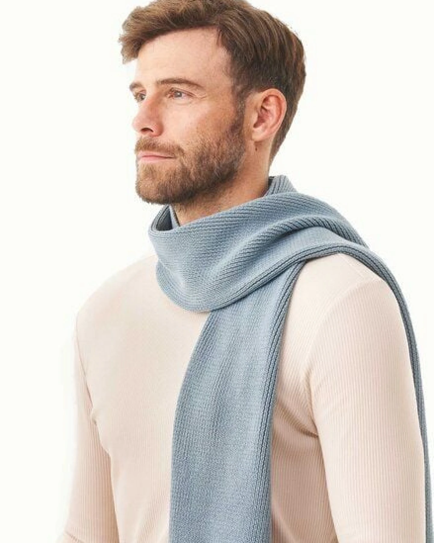 ORGANICATION Unisex Strickschal aus Bio-Baumwolle – Ansicht 3