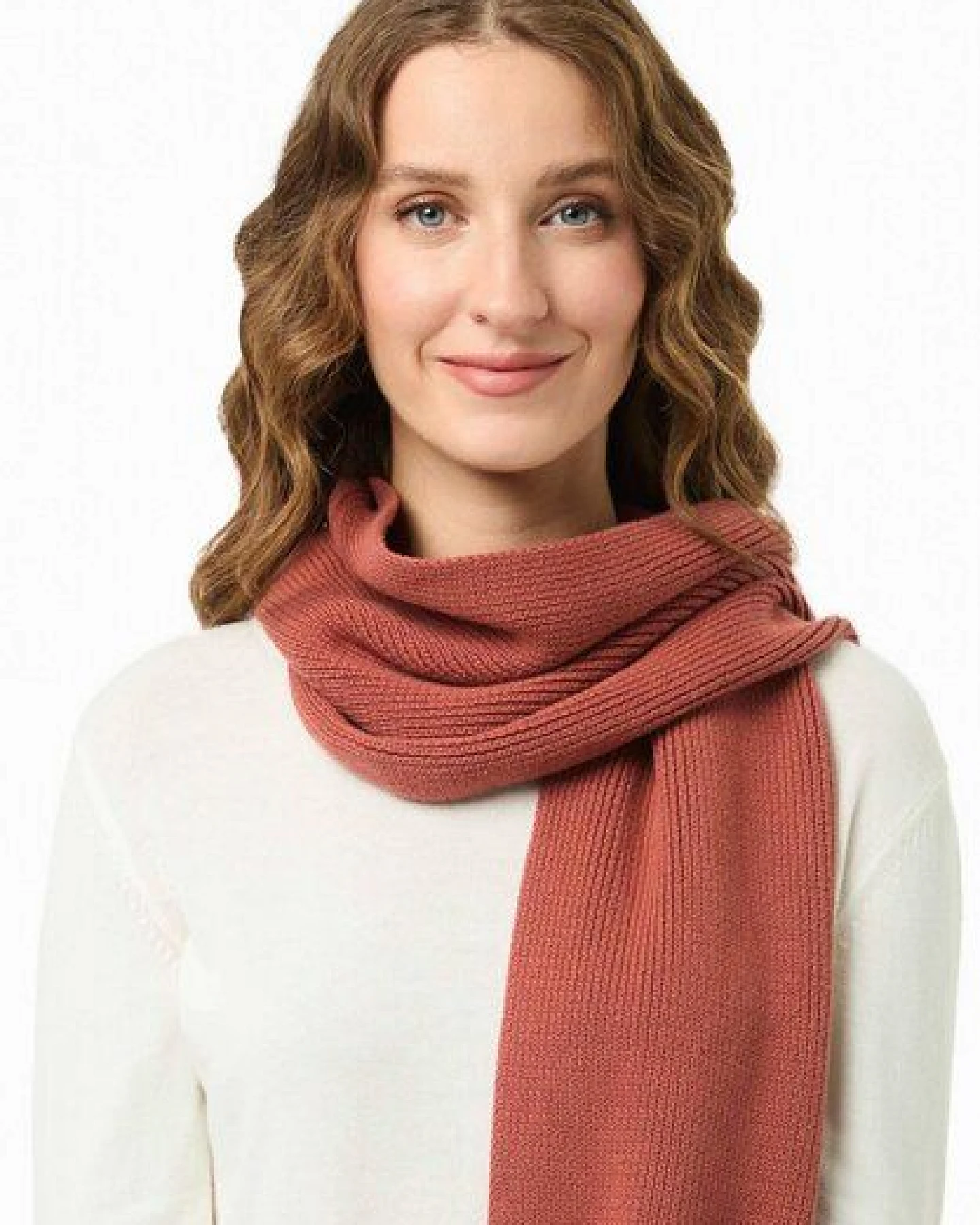 ORGANICATION Unisex Strickschal aus Bio-Baumwolle – Ansicht 2