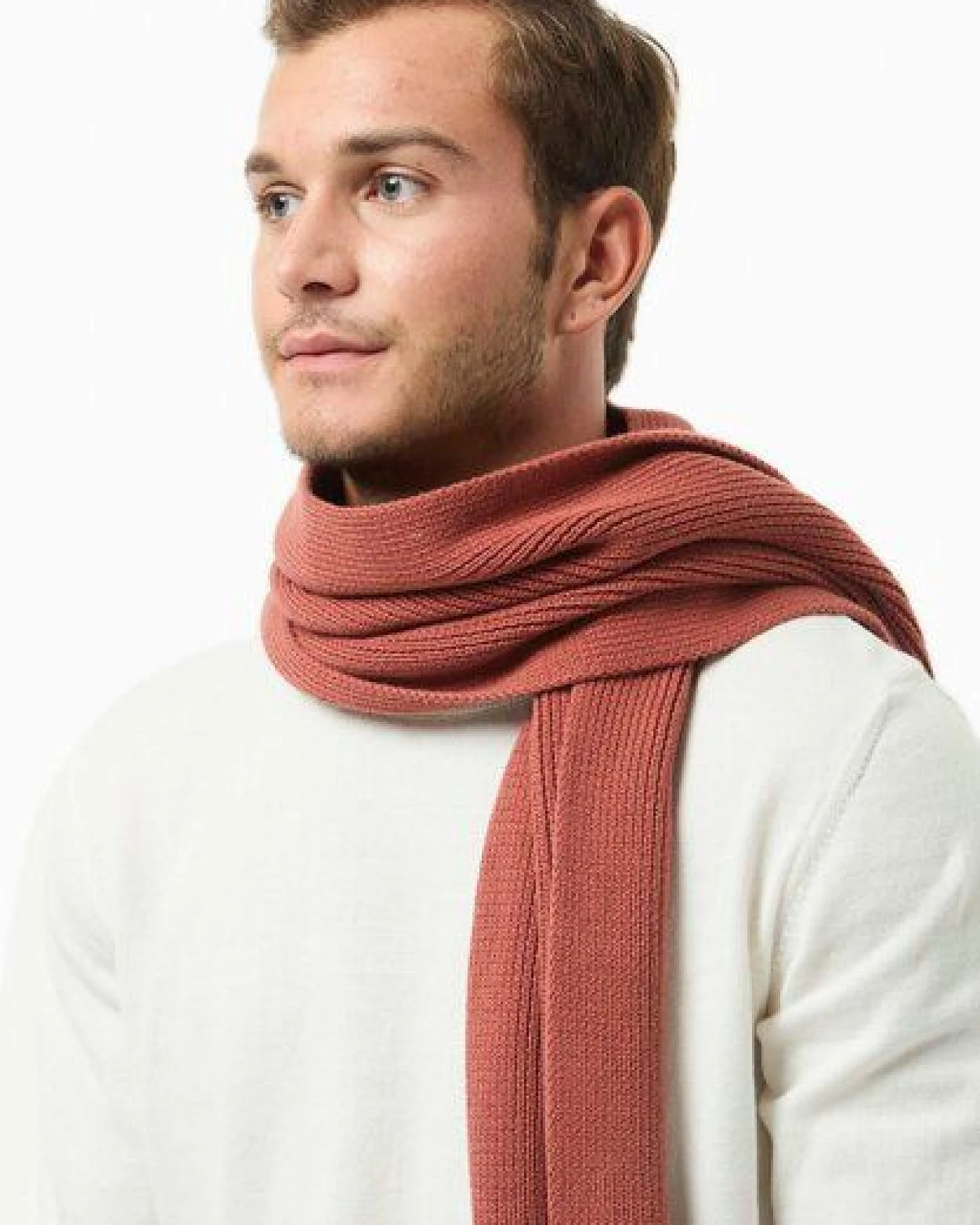 ORGANICATION Unisex Strickschal aus Bio-Baumwolle – Ansicht 3
