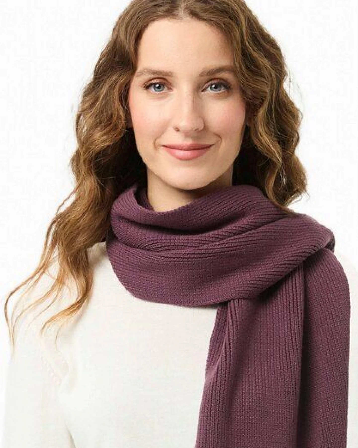 ORGANICATION Unisex Strickschal aus Bio-Baumwolle – Ansicht 2