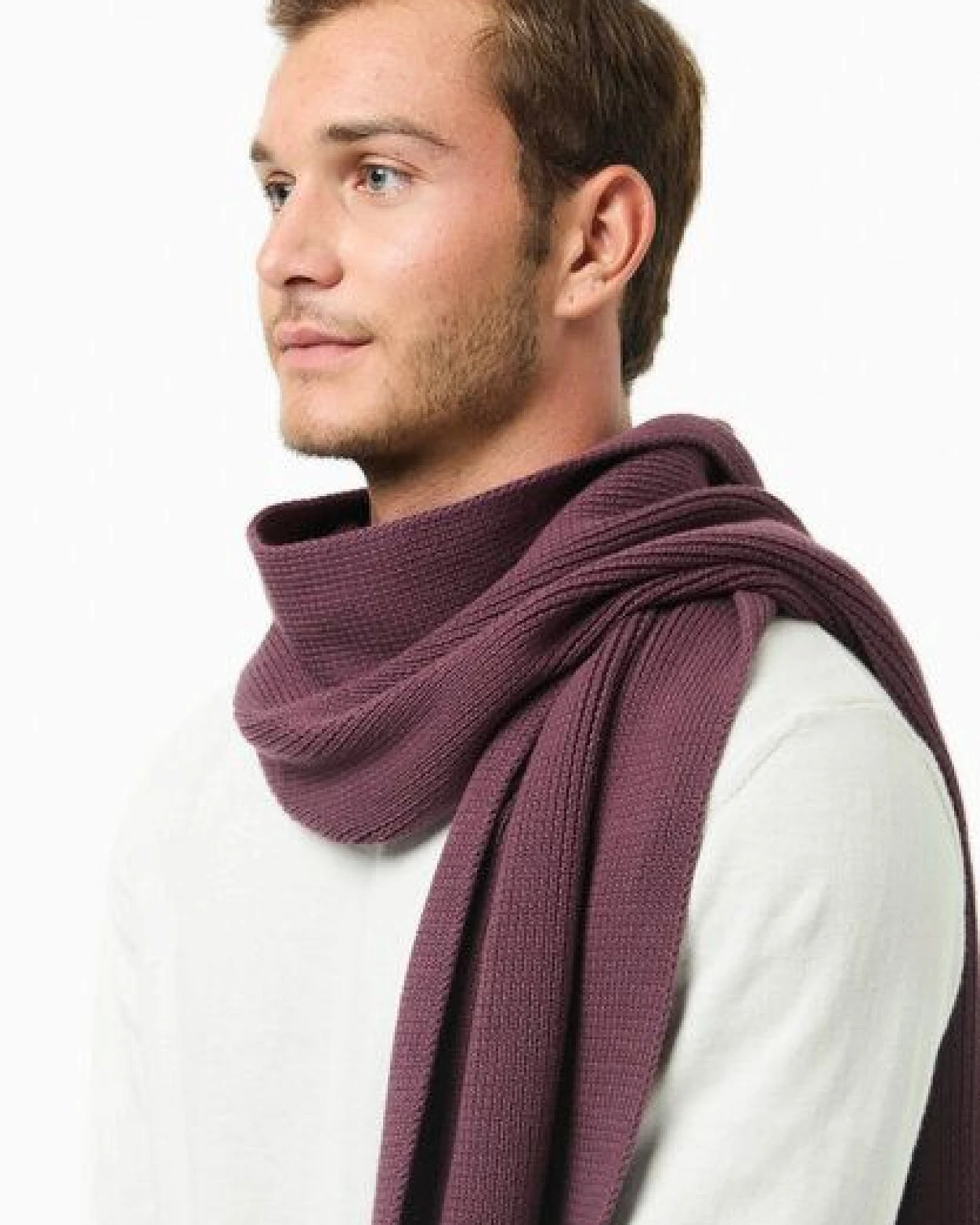 ORGANICATION Unisex Strickschal aus Bio-Baumwolle – Ansicht 3
