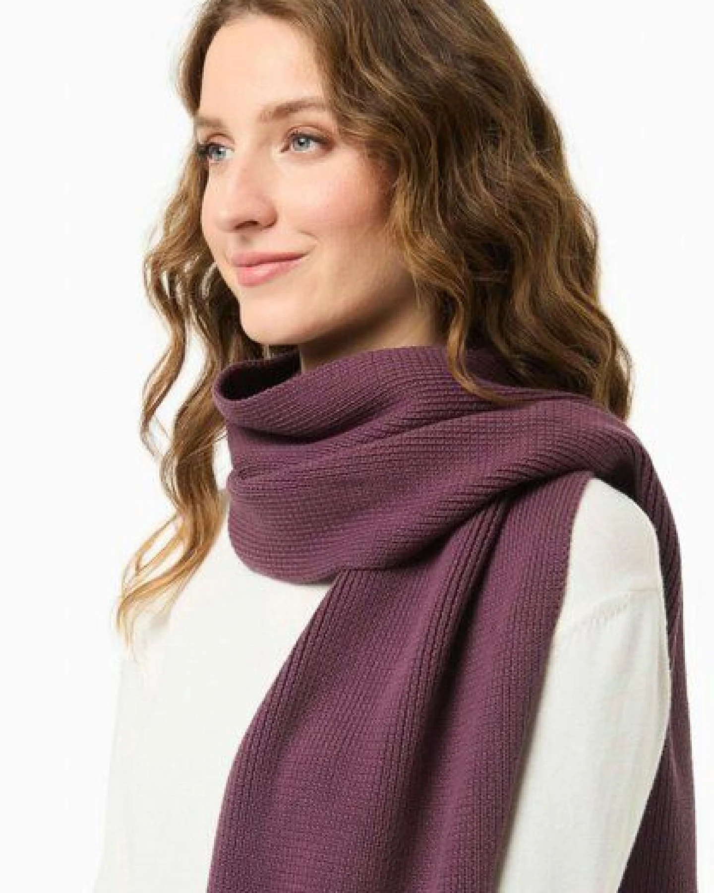 ORGANICATION Unisex Strickschal aus Bio-Baumwolle – Ansicht 4