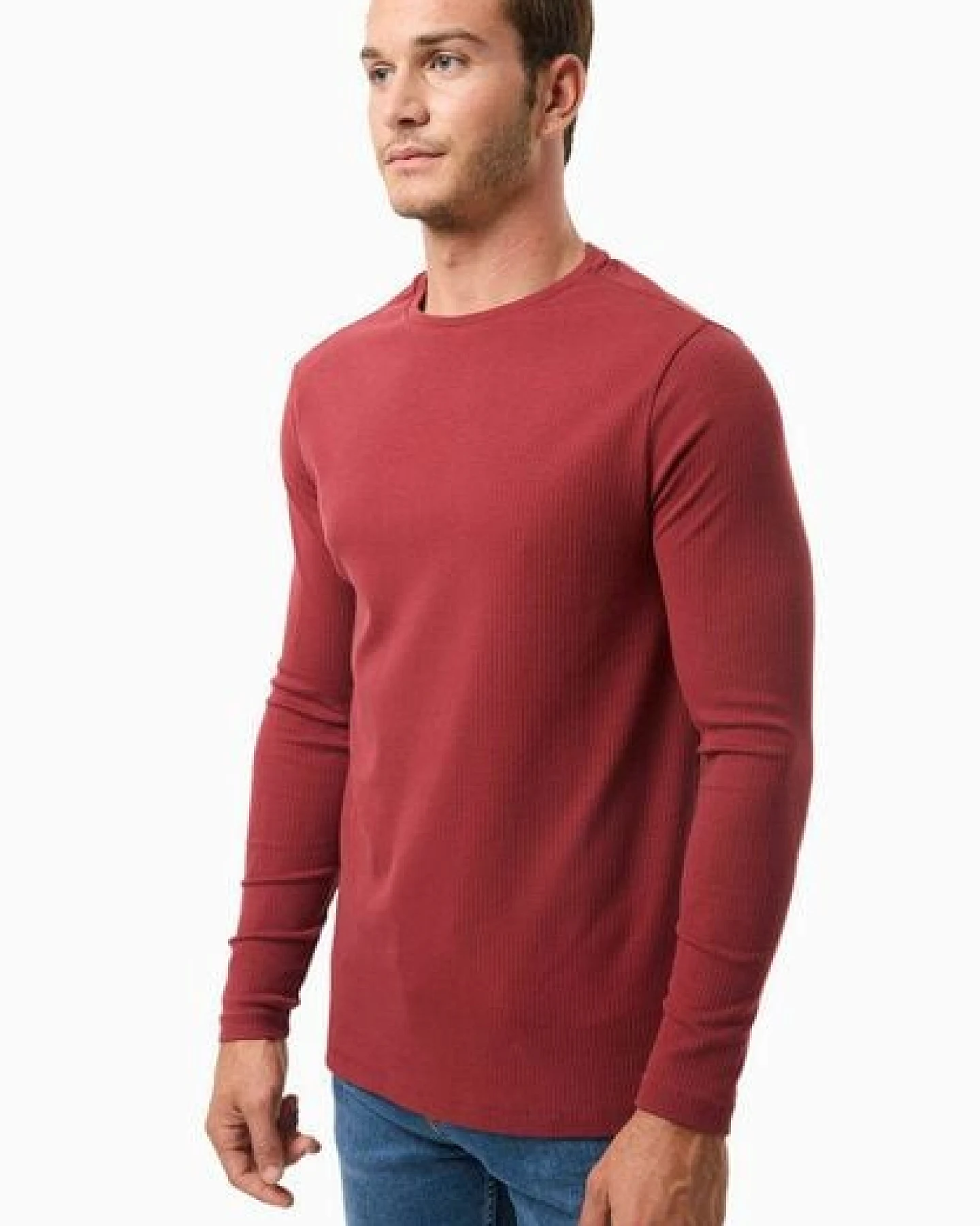 ORGANICATION Geripptes Langarmshirt aus Bio-Baumwolle – Ansicht 3
