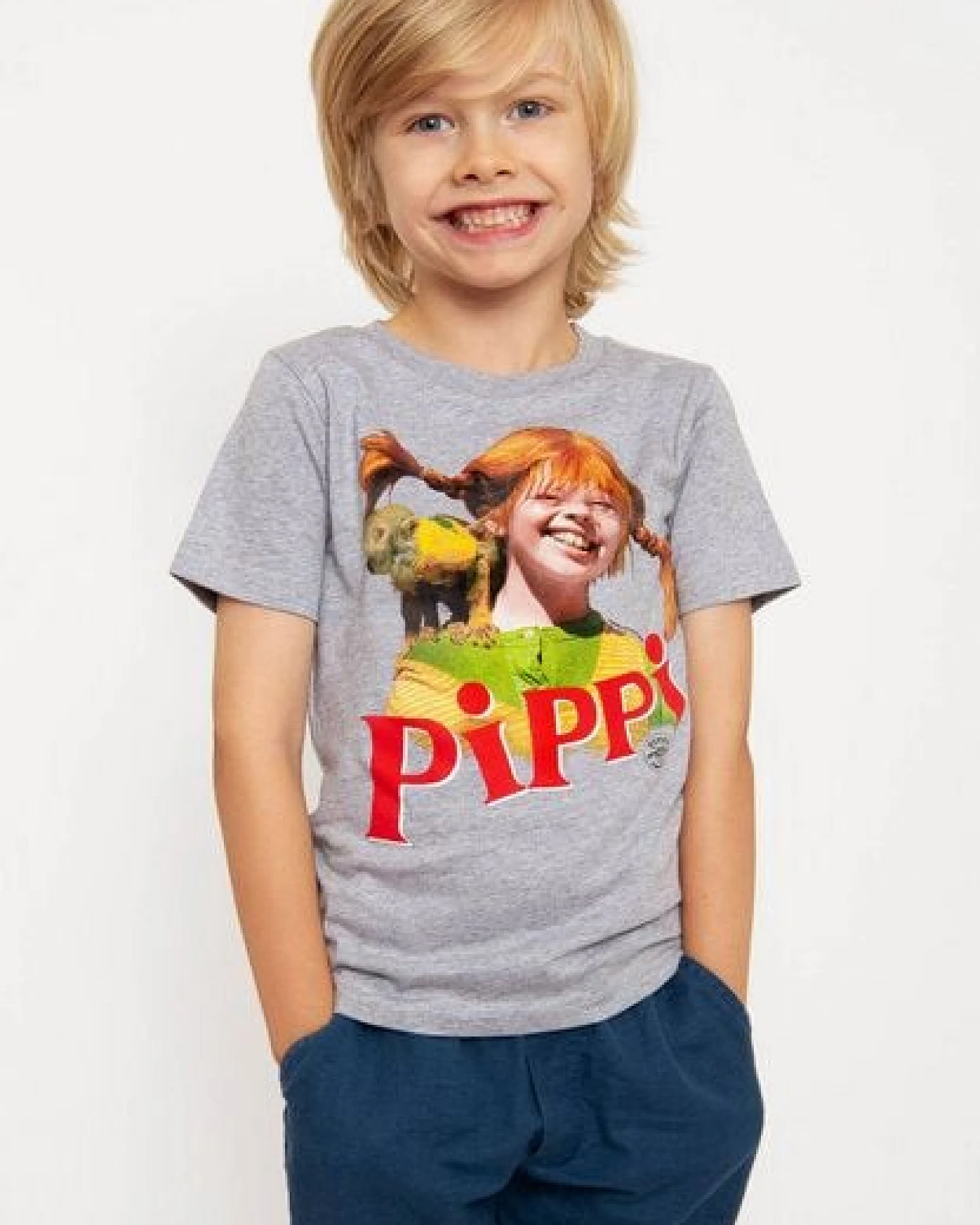 LOGOSH!RT LOGOSHIRT - Pippi Langstrumpf & Herr Nilsson - Bio T-Shirt - Kinder – Ansicht 4